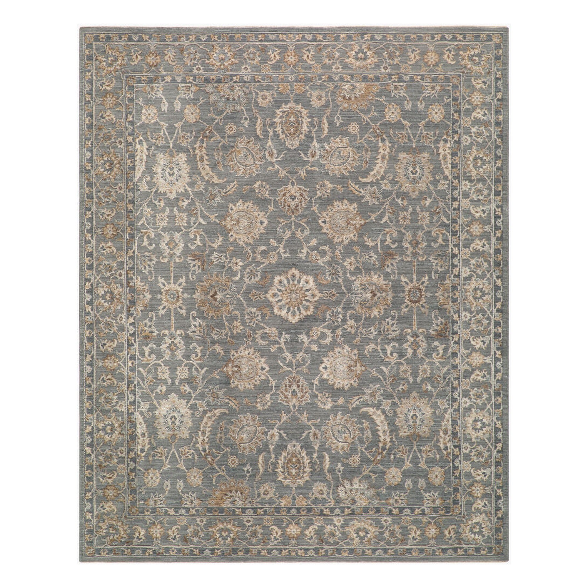 Arda Charcoal/Taupe Machine Woven Rug ACZ-2302 - 2'7" x 10'