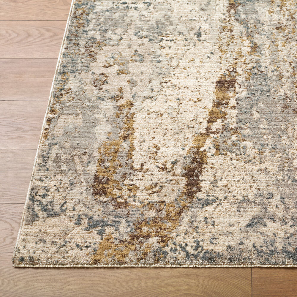 Arda Charcoal/Taupe Machine Woven Rug ACZ-2304 - front