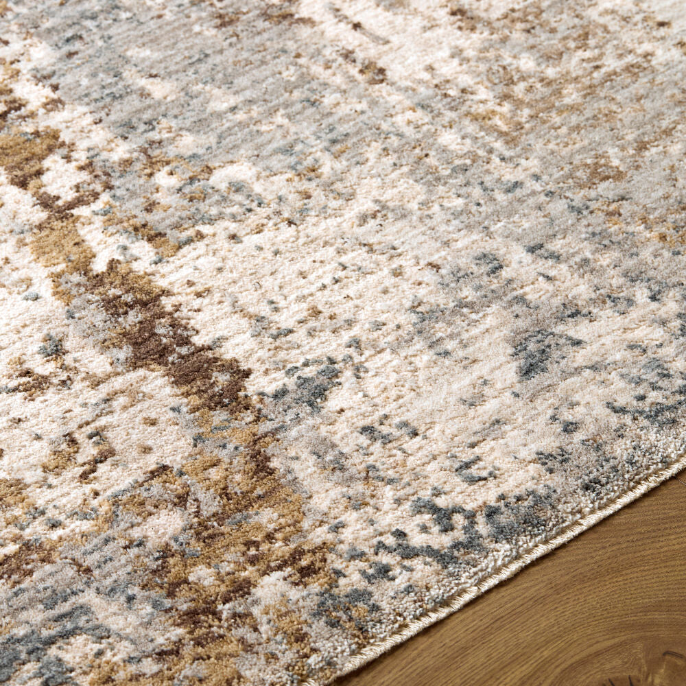Arda Charcoal/Taupe Machine Woven Rug ACZ-2304 - texture
