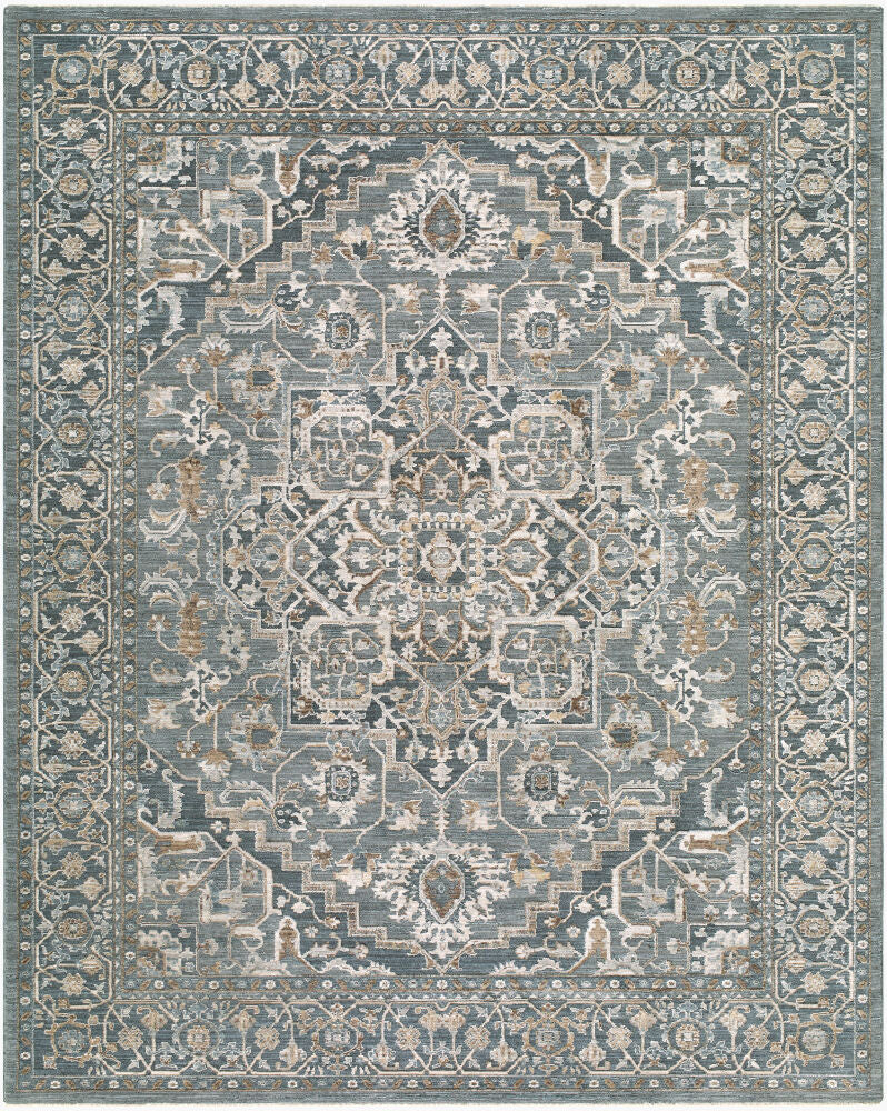 Arda Charcoal/Taupe Machine Woven Rug ACZ-2306 - 2'7" x 10'