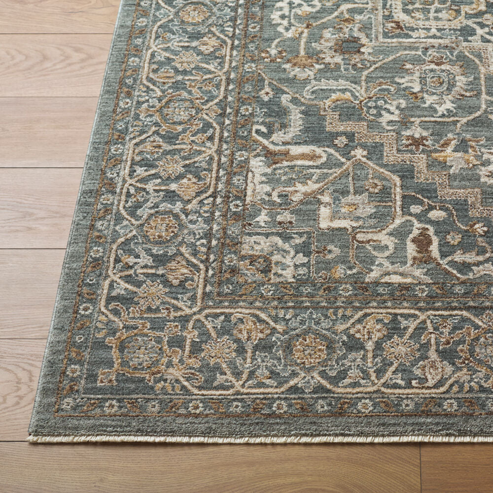 Arda Charcoal/Taupe Machine Woven Rug ACZ-2306 - front
