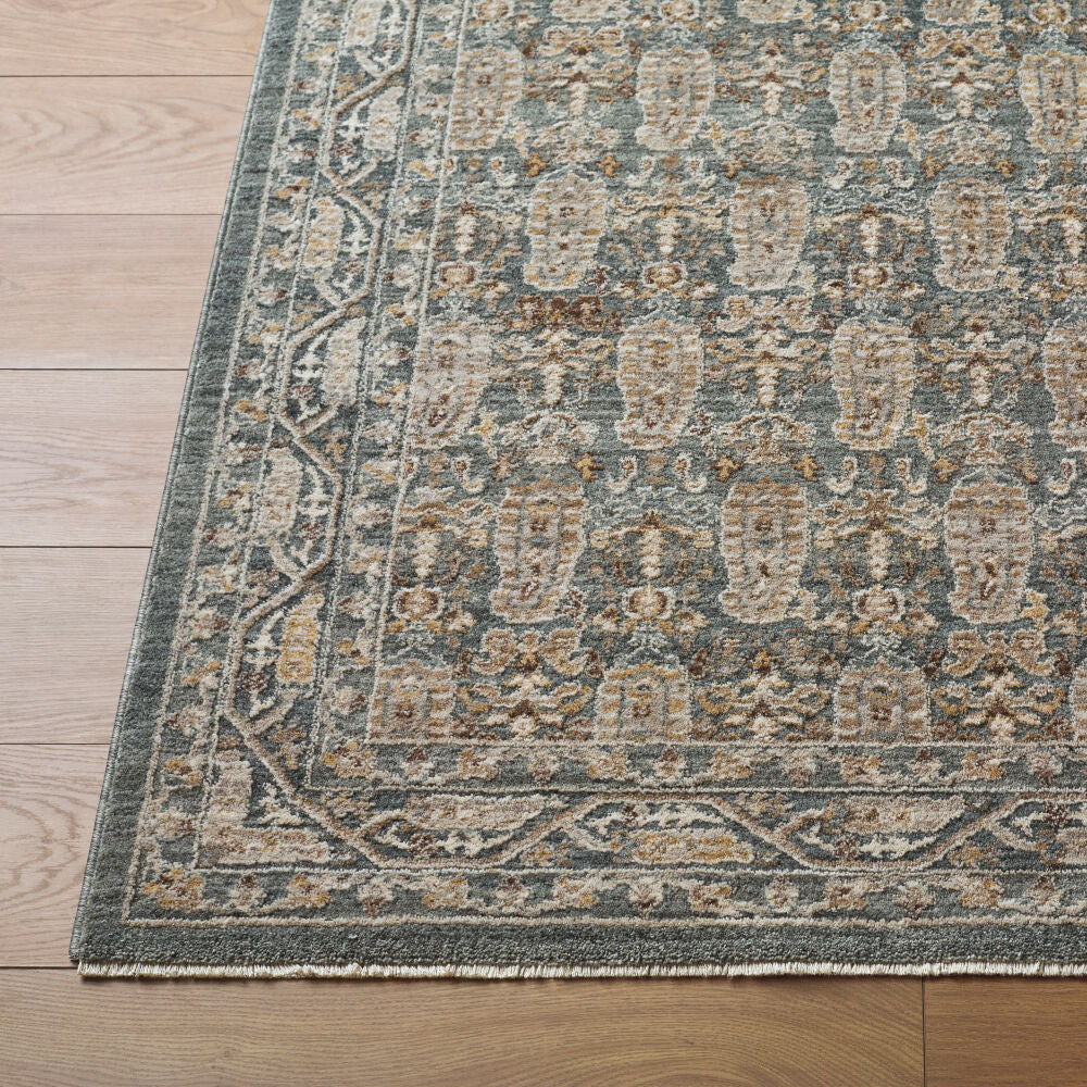 Arda Charcoal/Taupe Machine Woven Rug ACZ-2309 - front