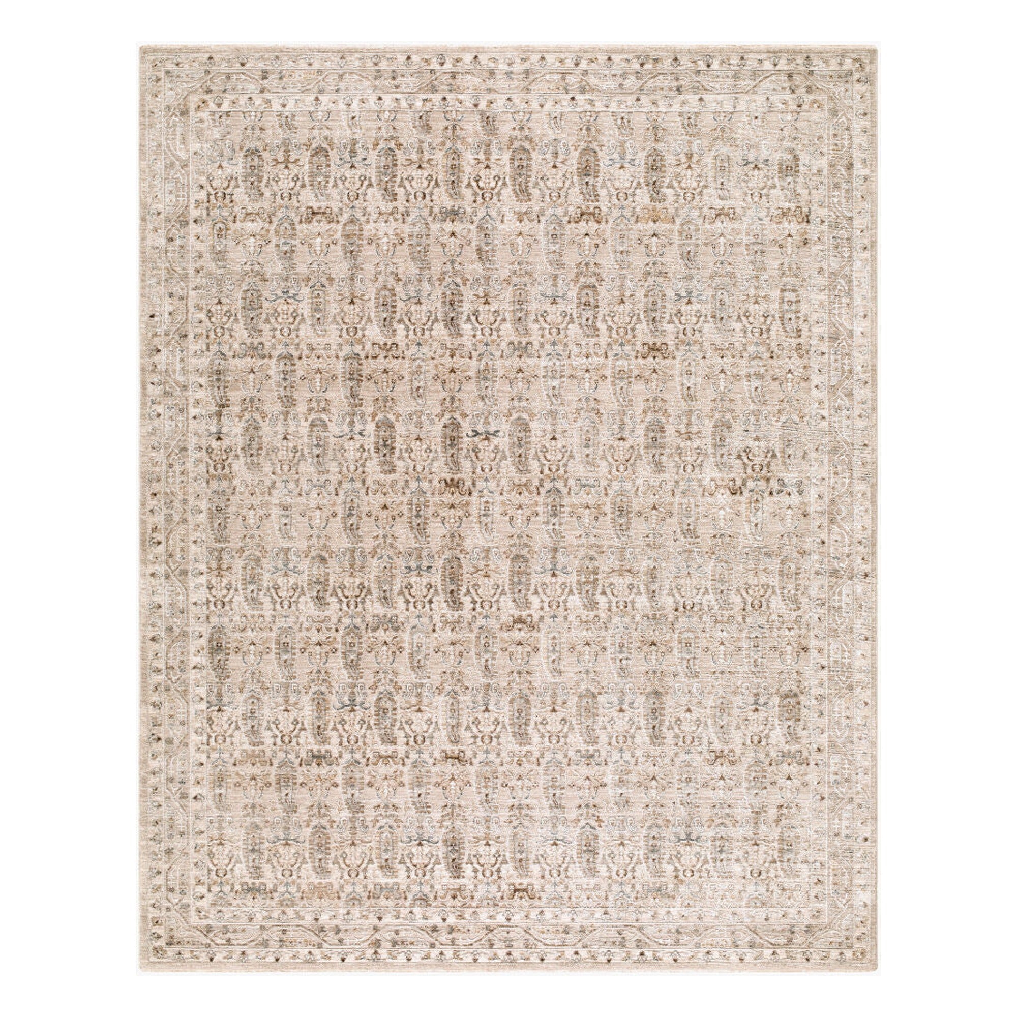 Arda Charcoal/Taupe Machine Woven Rug ACZ-2310 - 2'7" x 10'