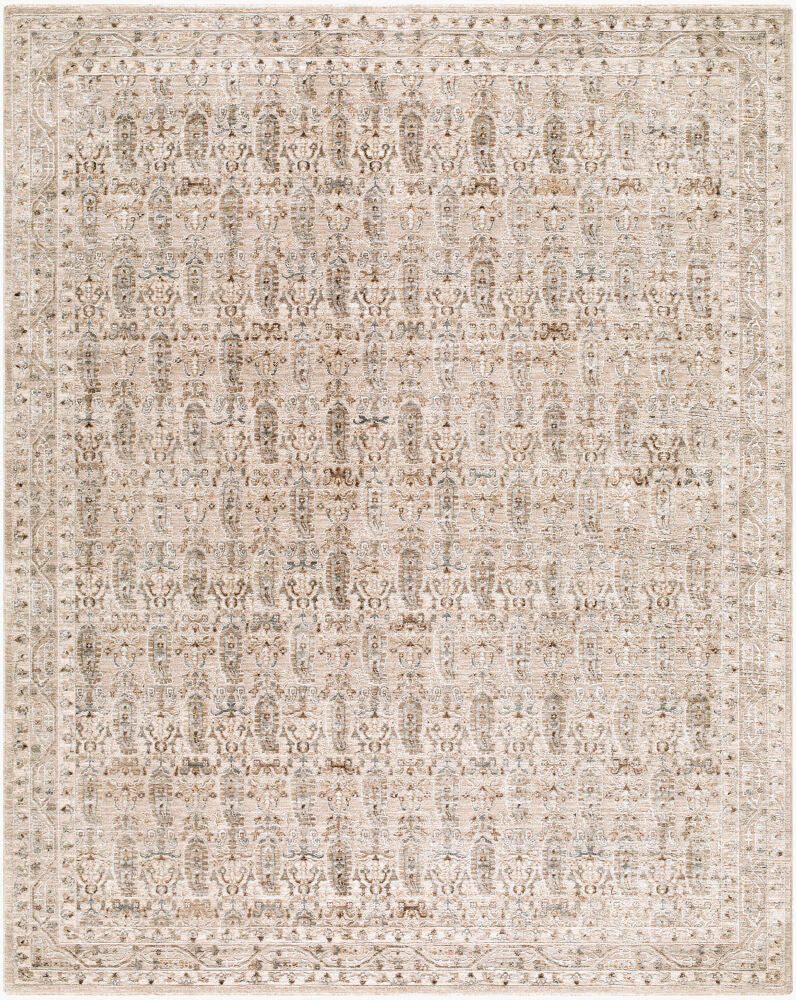 Arda Charcoal/Taupe Machine Woven Rug ACZ-2310 - 2'7" x 10'