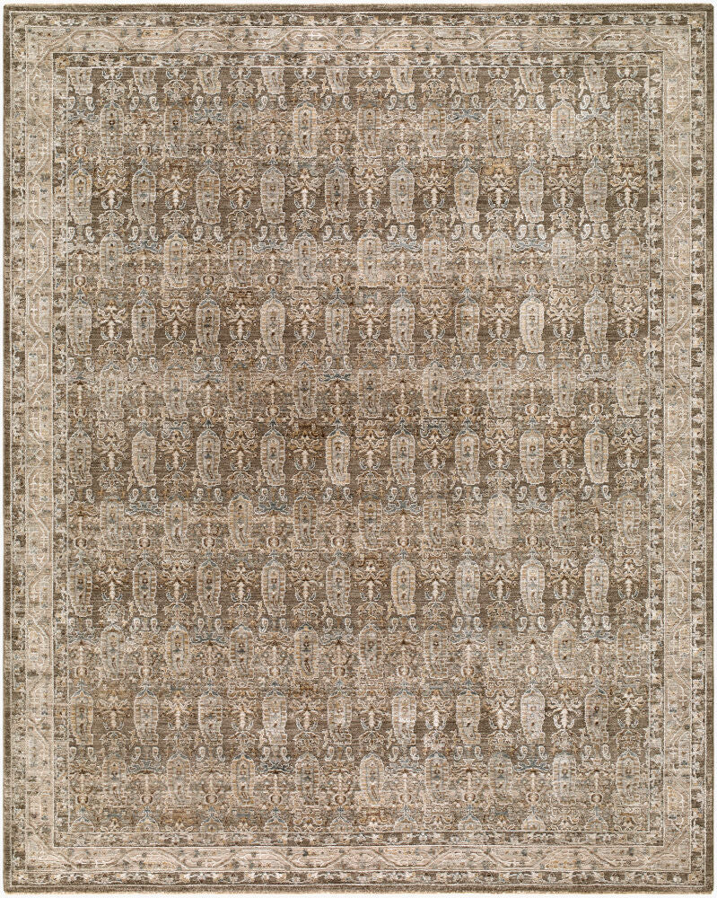 Arda Charcoal/Taupe Machine Woven Rug ACZ-2311 - 2'7" x 10'