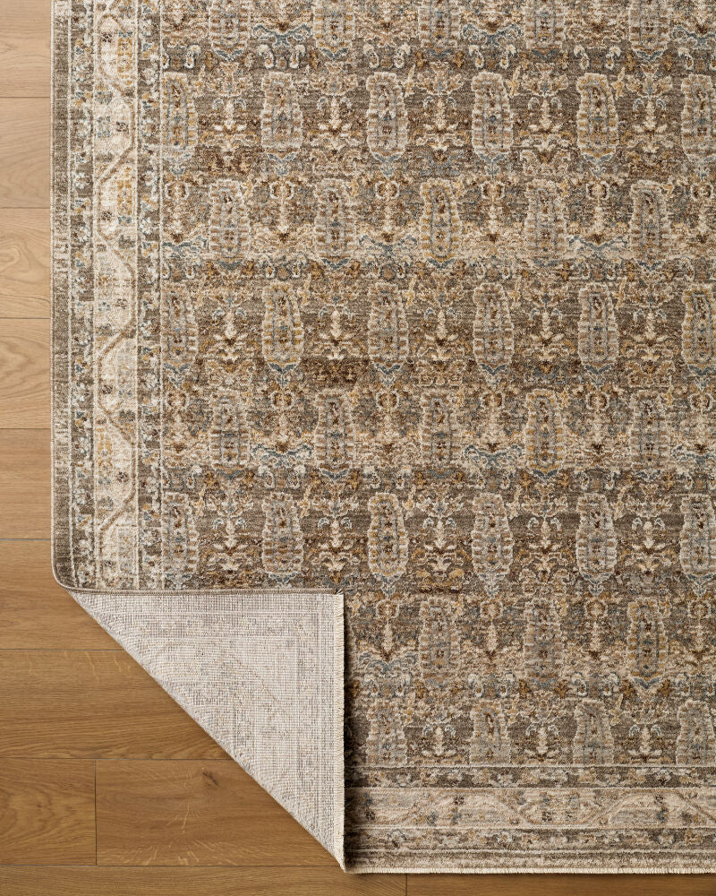 Arda Charcoal/Taupe Machine Woven Rug ACZ-2311 - fold