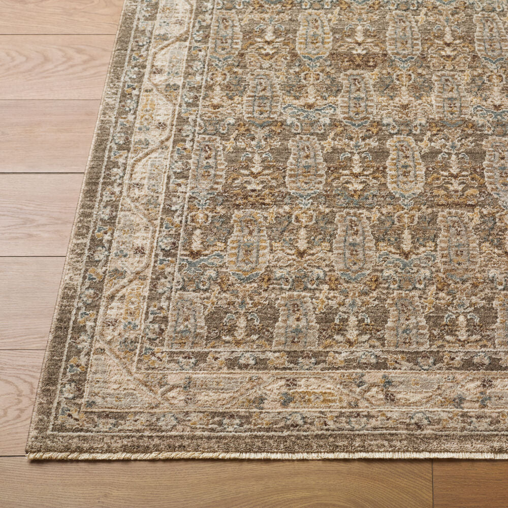 Arda Charcoal/Taupe Machine Woven Rug ACZ-2311 - front