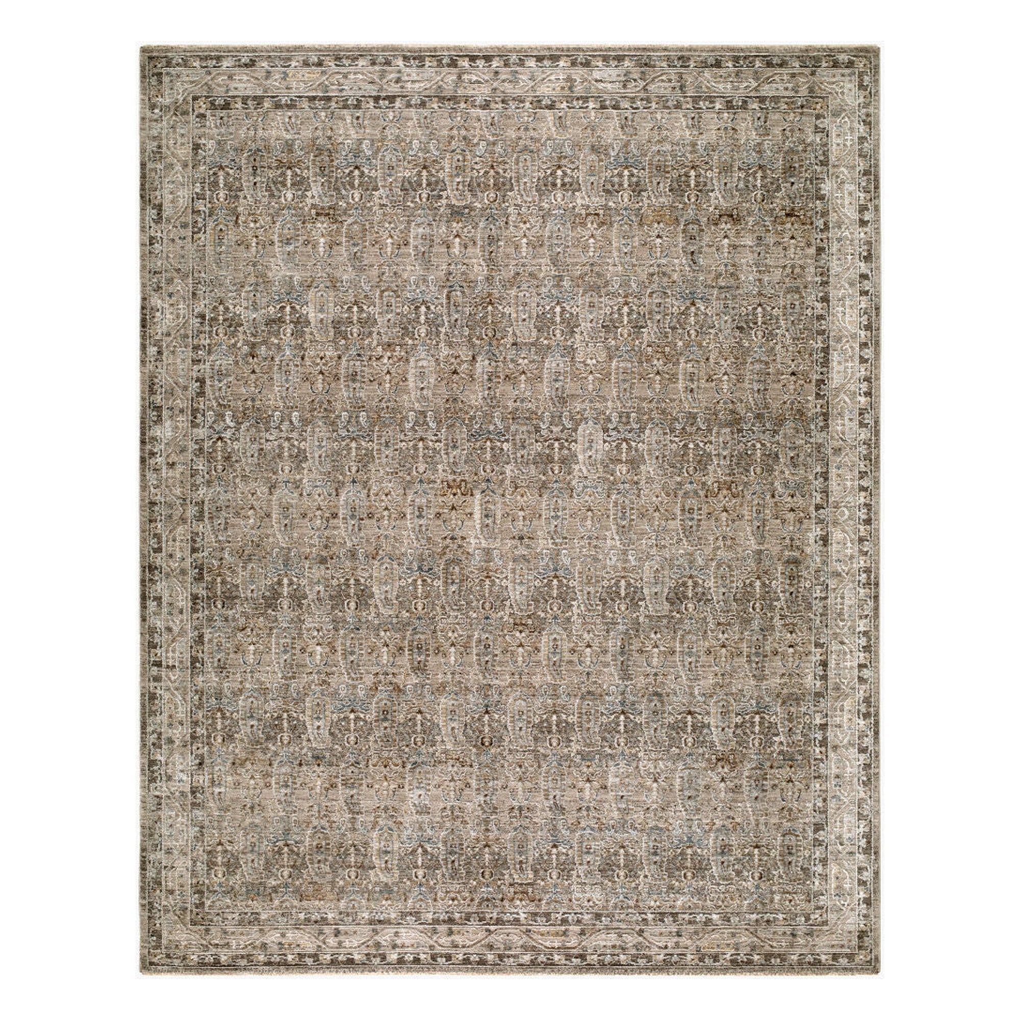 Arda Charcoal/Taupe Machine Woven Rug ACZ-2312 - 2'7" x 10'
