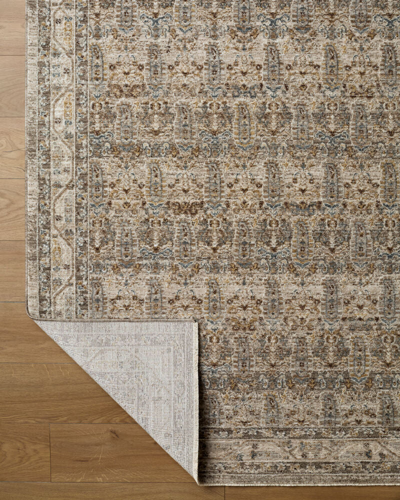 Arda Charcoal/Taupe Machine Woven Rug ACZ-2312 - fold