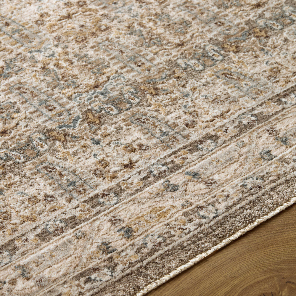 Arda Charcoal/Taupe Machine Woven Rug ACZ-2312 - texture