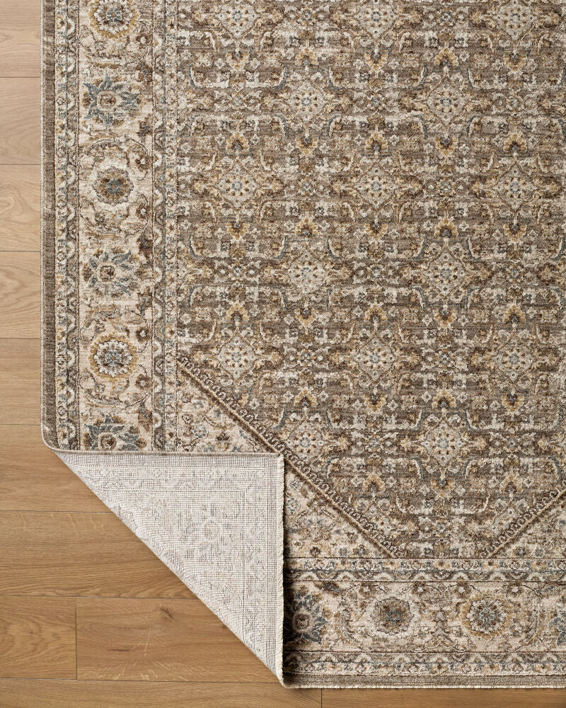 Arda Charcoal/Taupe Machine Woven Rug ACZ-2313 - fold
