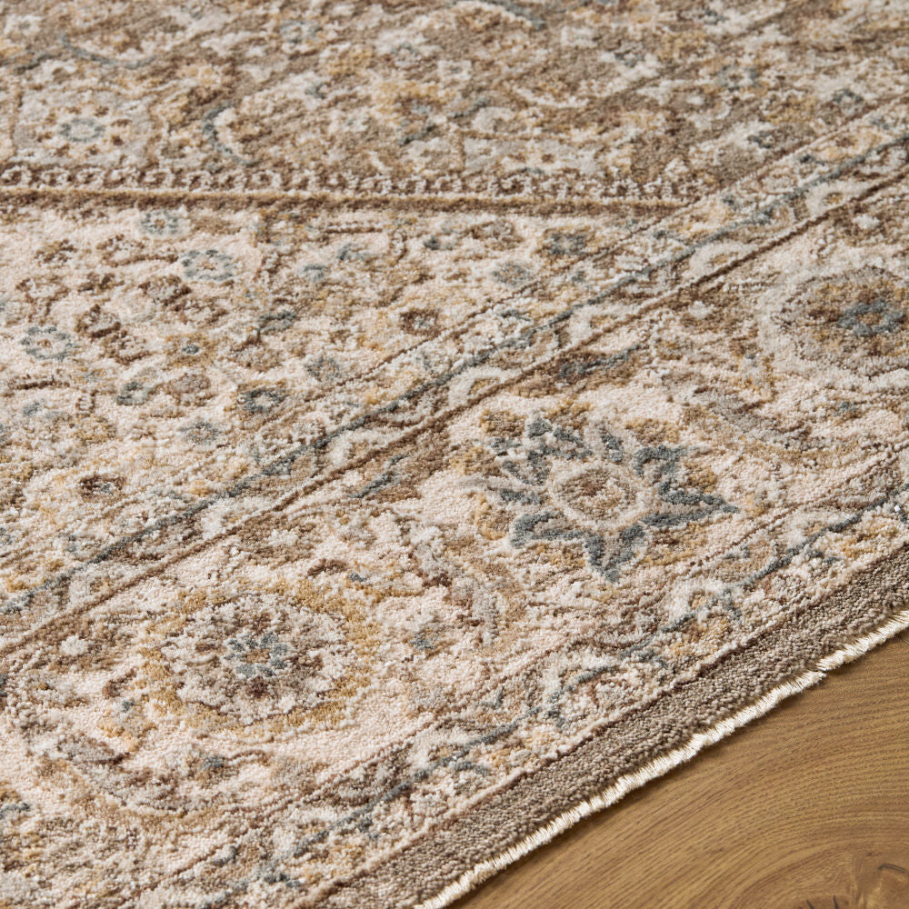 Arda Charcoal/Taupe Machine Woven Rug ACZ-2313 - texture