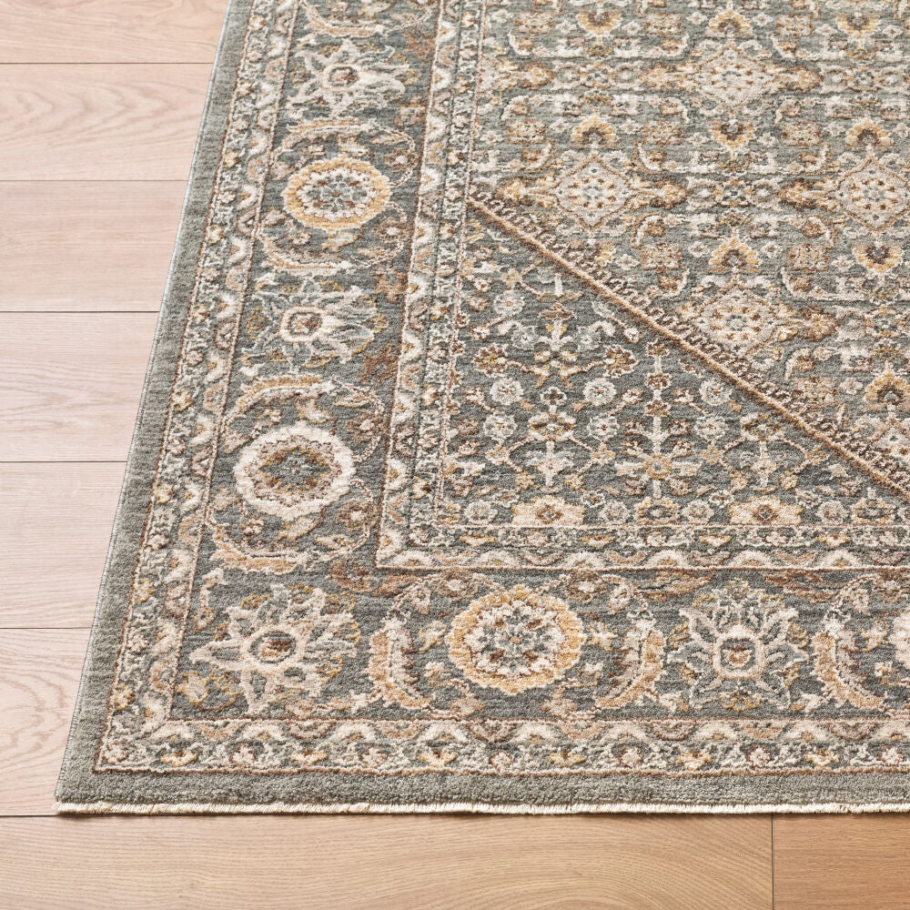 Arda Charcoal/Taupe Machine Woven Rug ACZ-2314 - front