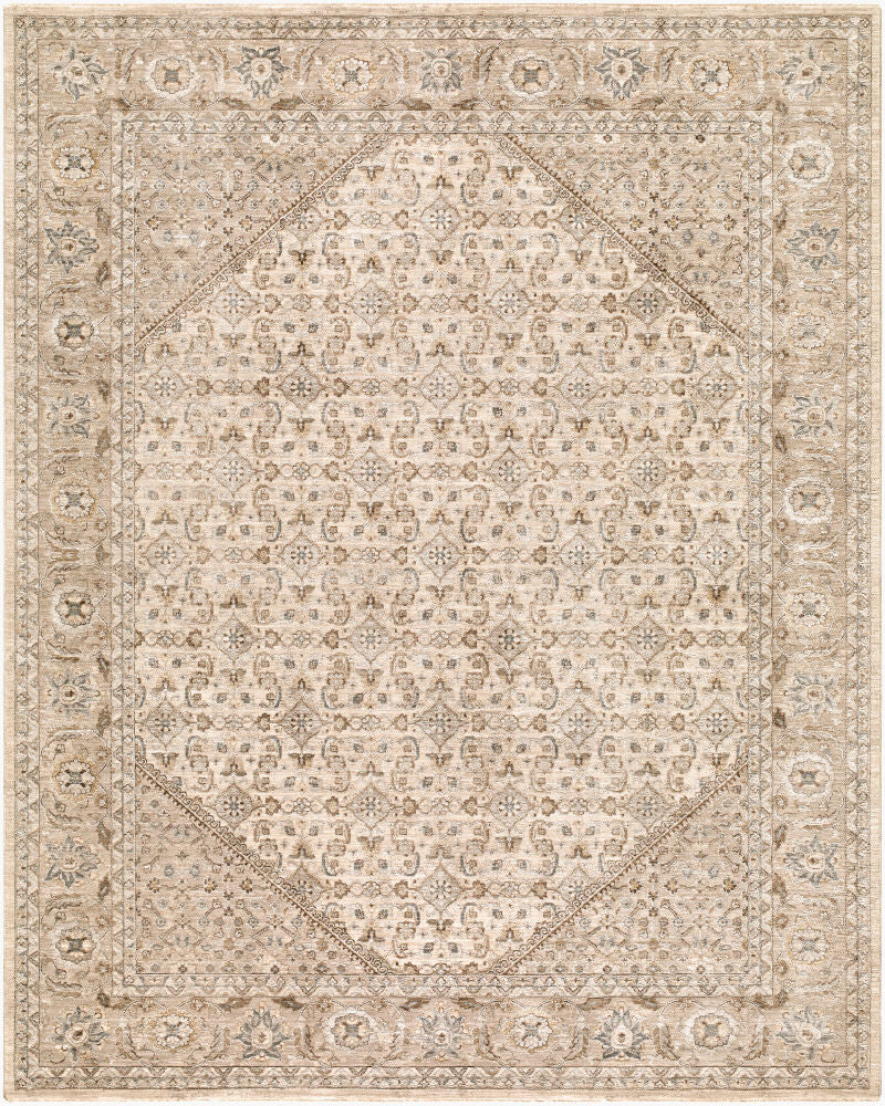 Arda Charcoal/Taupe Machine Woven Rug ACZ-2315 - 2'7" x 10'