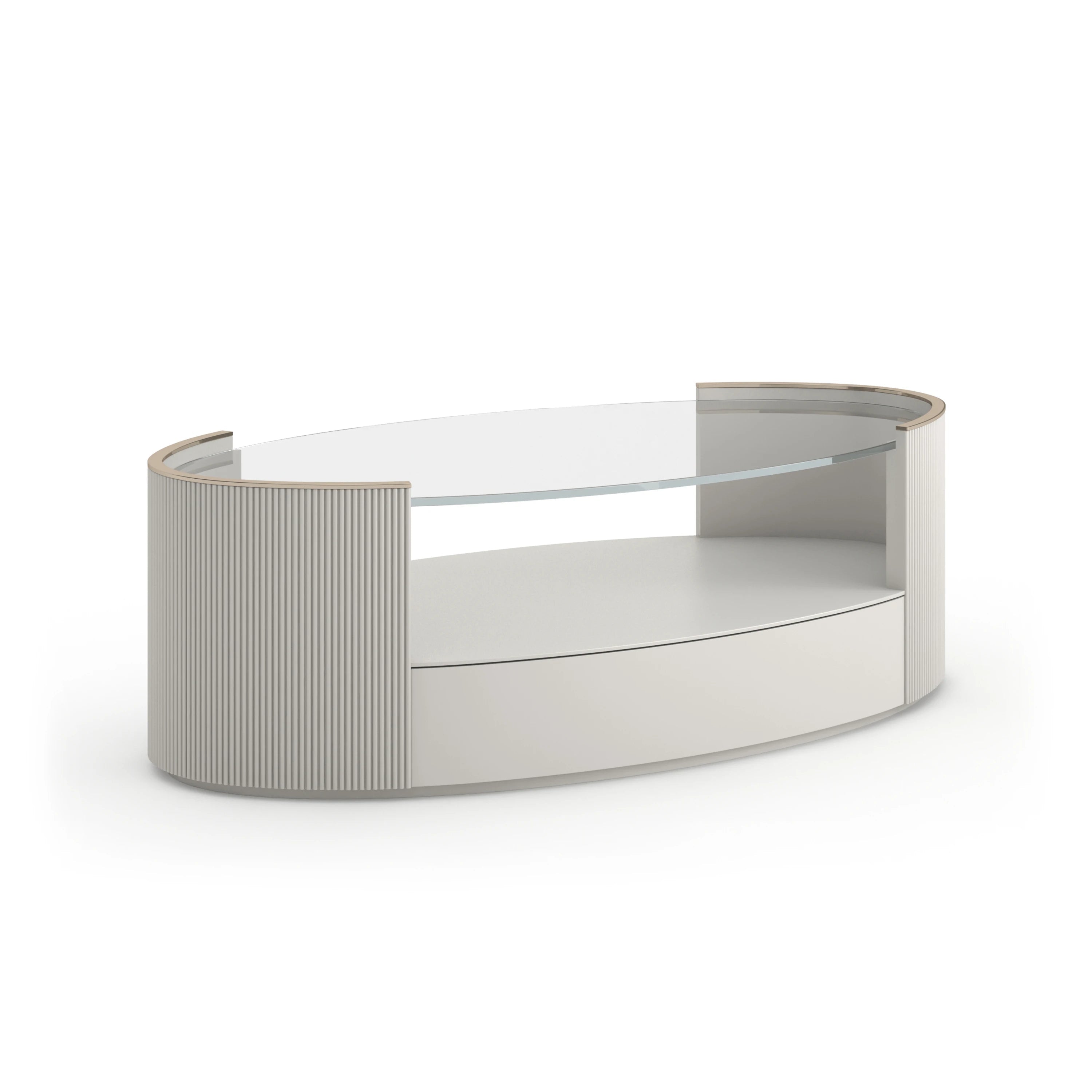 Love Oval Cocktail Table 56" by Caracole - view 5