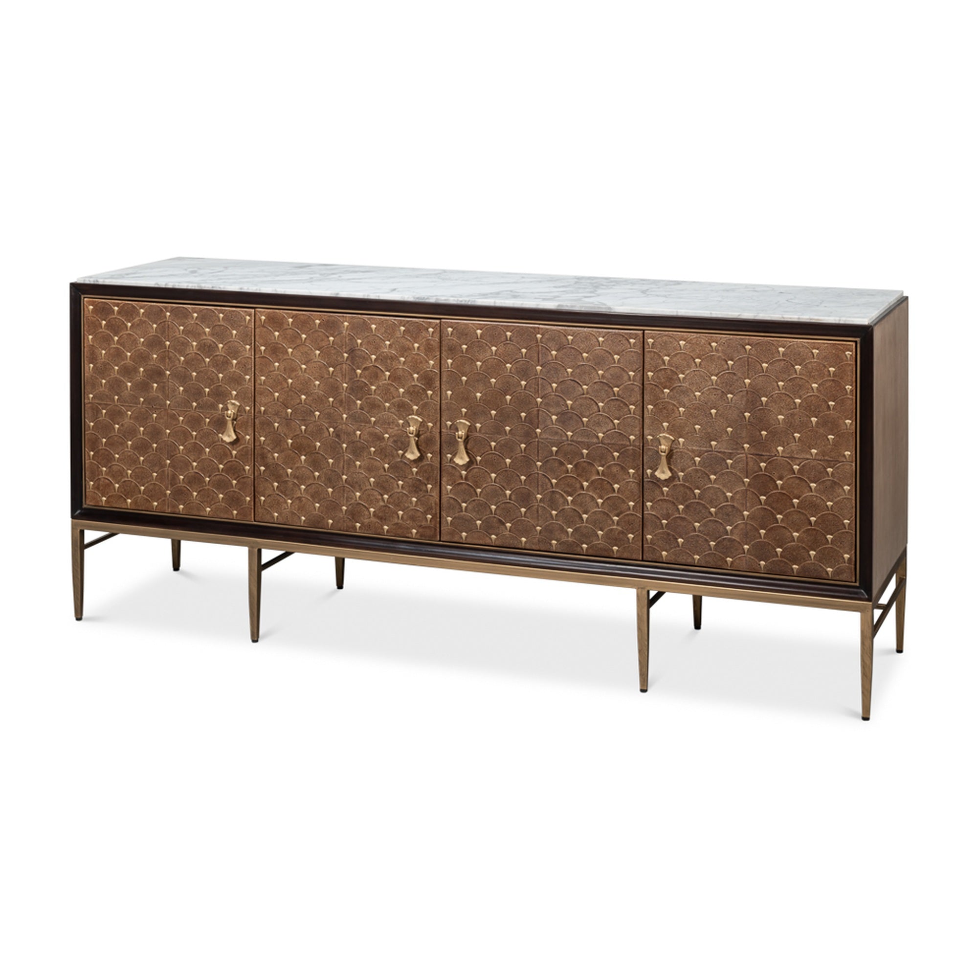 Palisade Shagreen Credenza by Sarreid Ltd