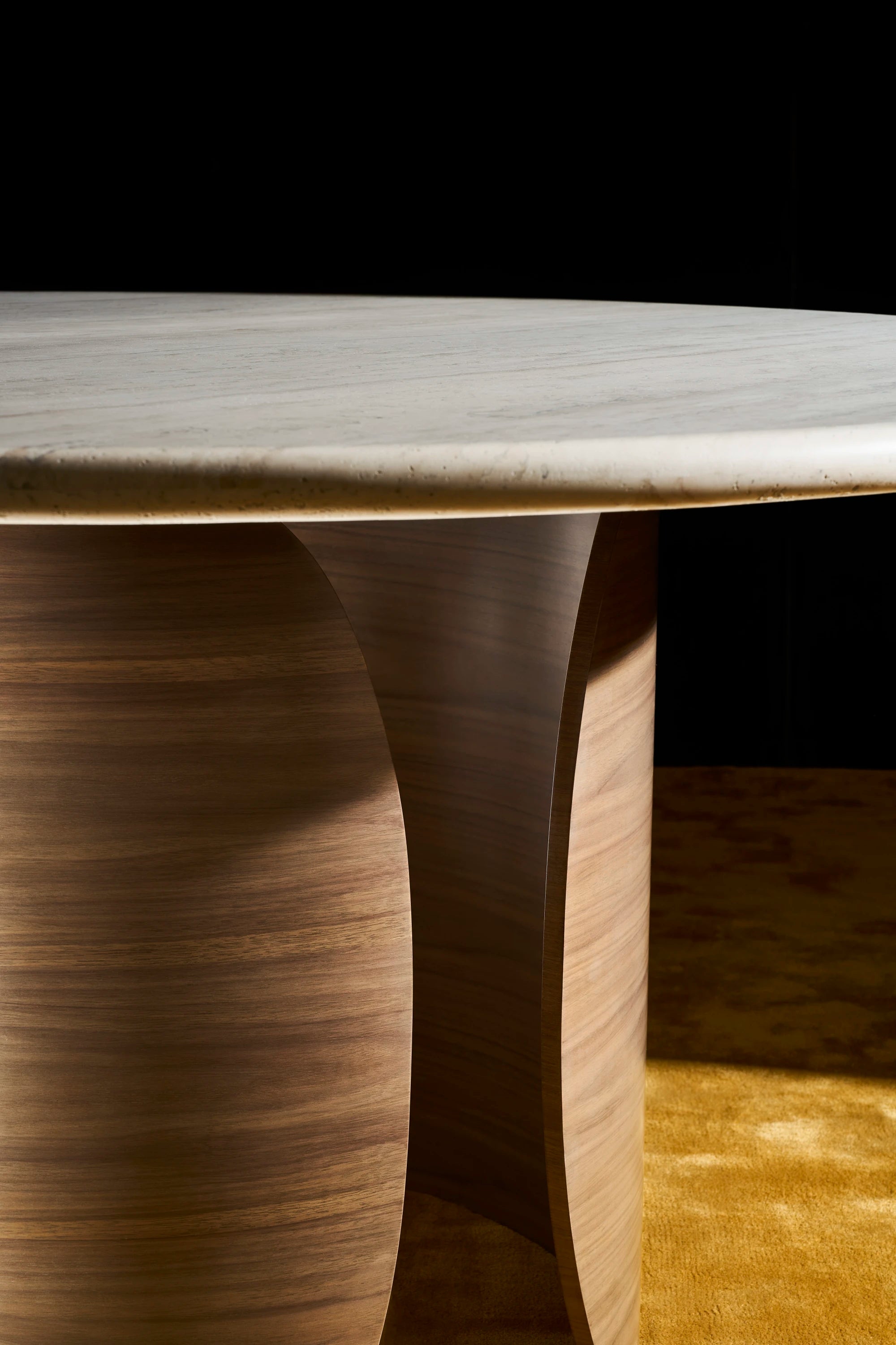 Fleur Dining Table Porcini 60" by Caracole - view 4