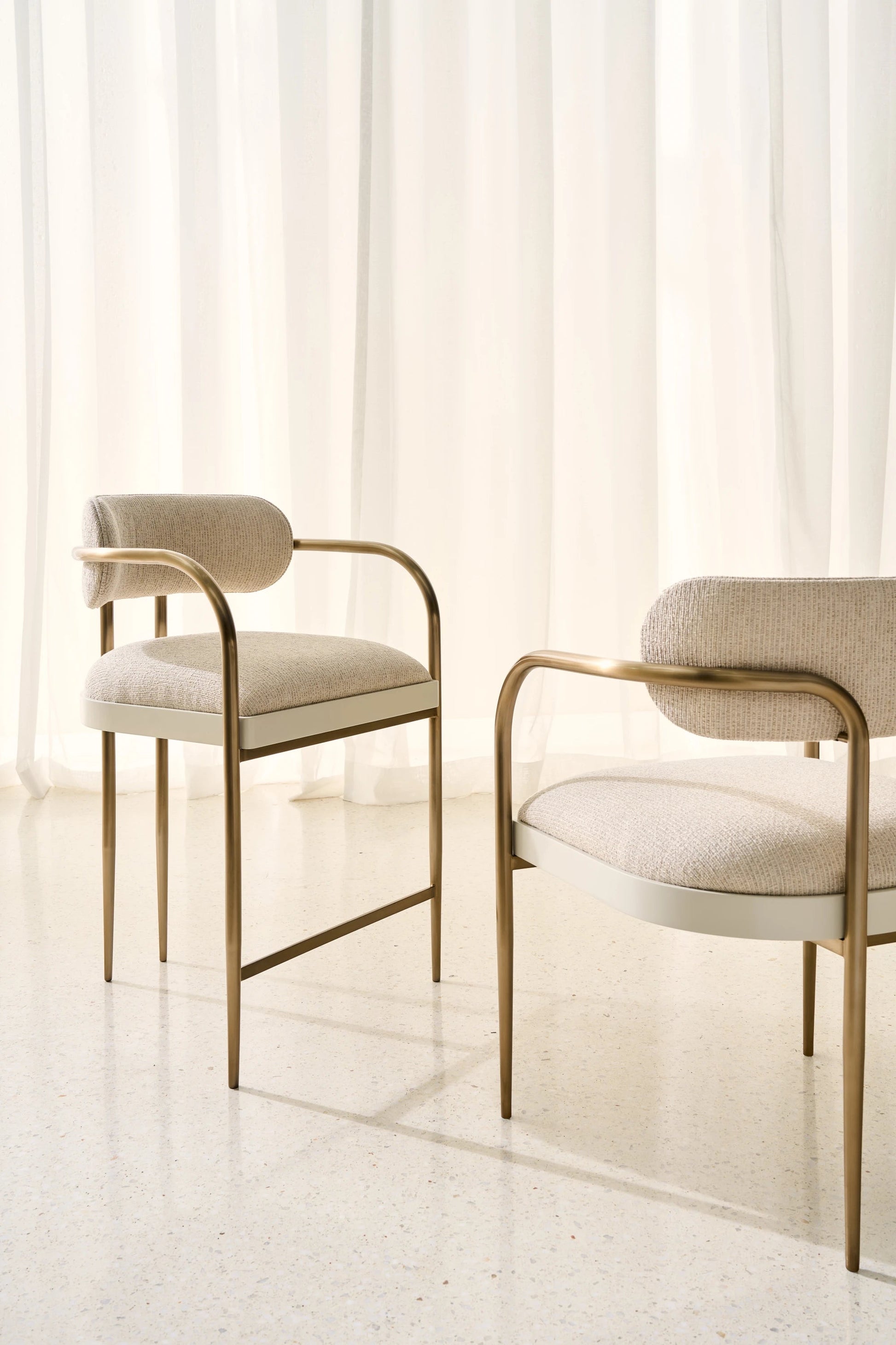 Emphasis Counterstool Almost White by Caracole - view 2