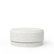 Mixx - Barrel 39" Coffee Table - Ivory Terrazzo