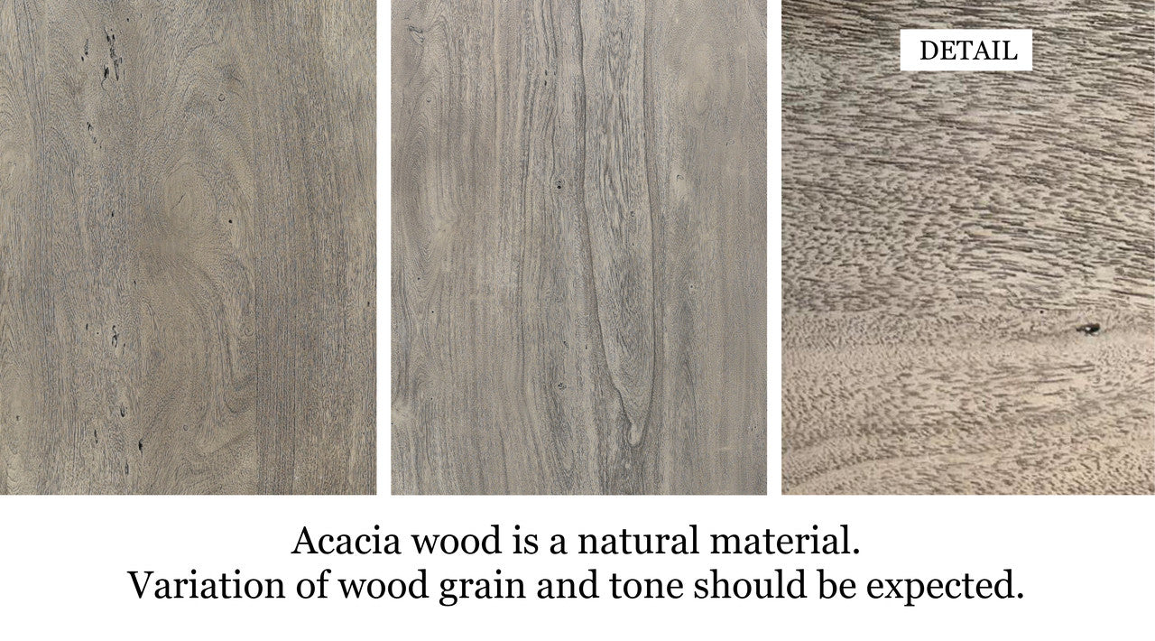 Brooks - Dining Table - X Base - 40" x 116" - Sandblasted Grey Top - Brass Base