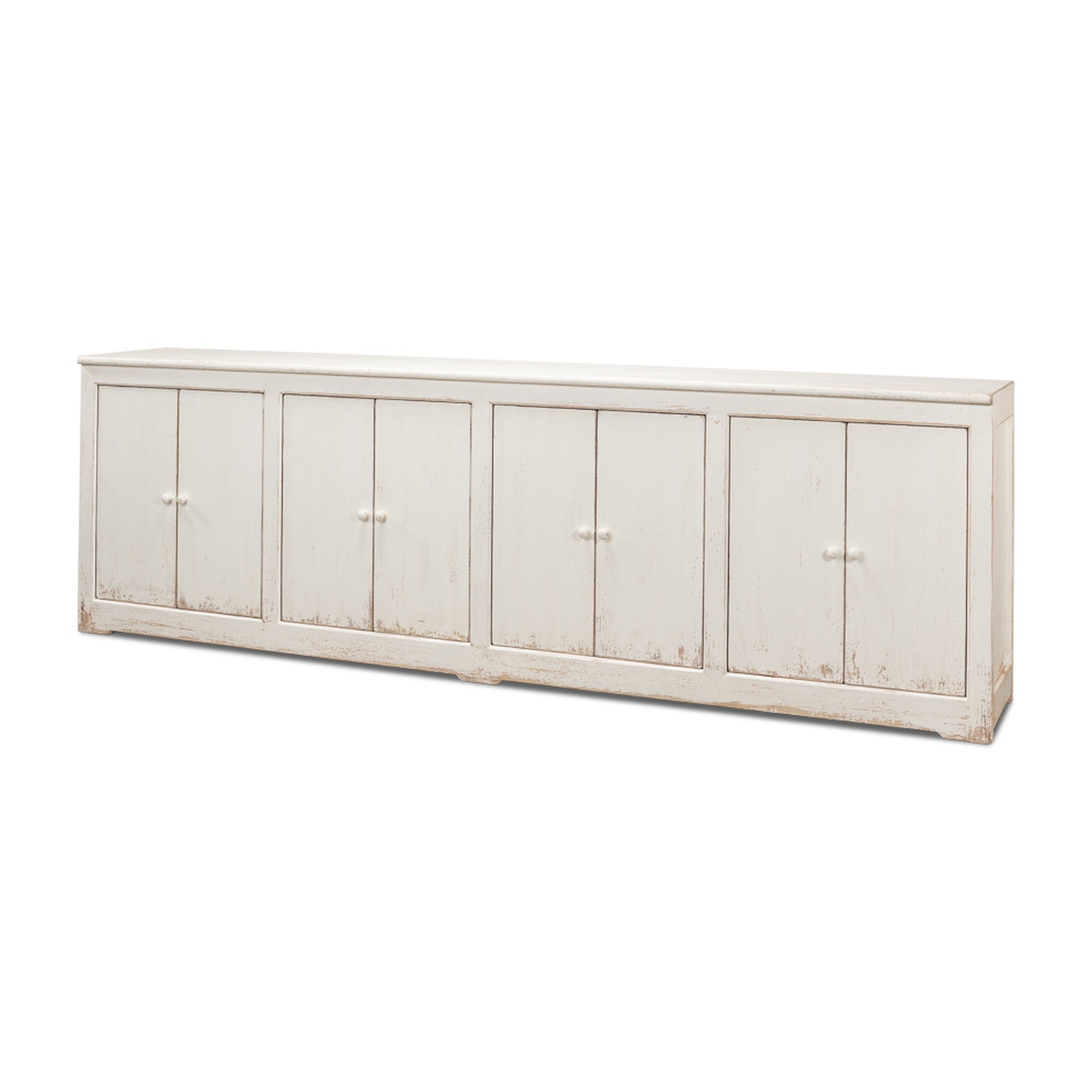 Eight Is Enough Sideboard, Whitewash by Sarreid Ltd