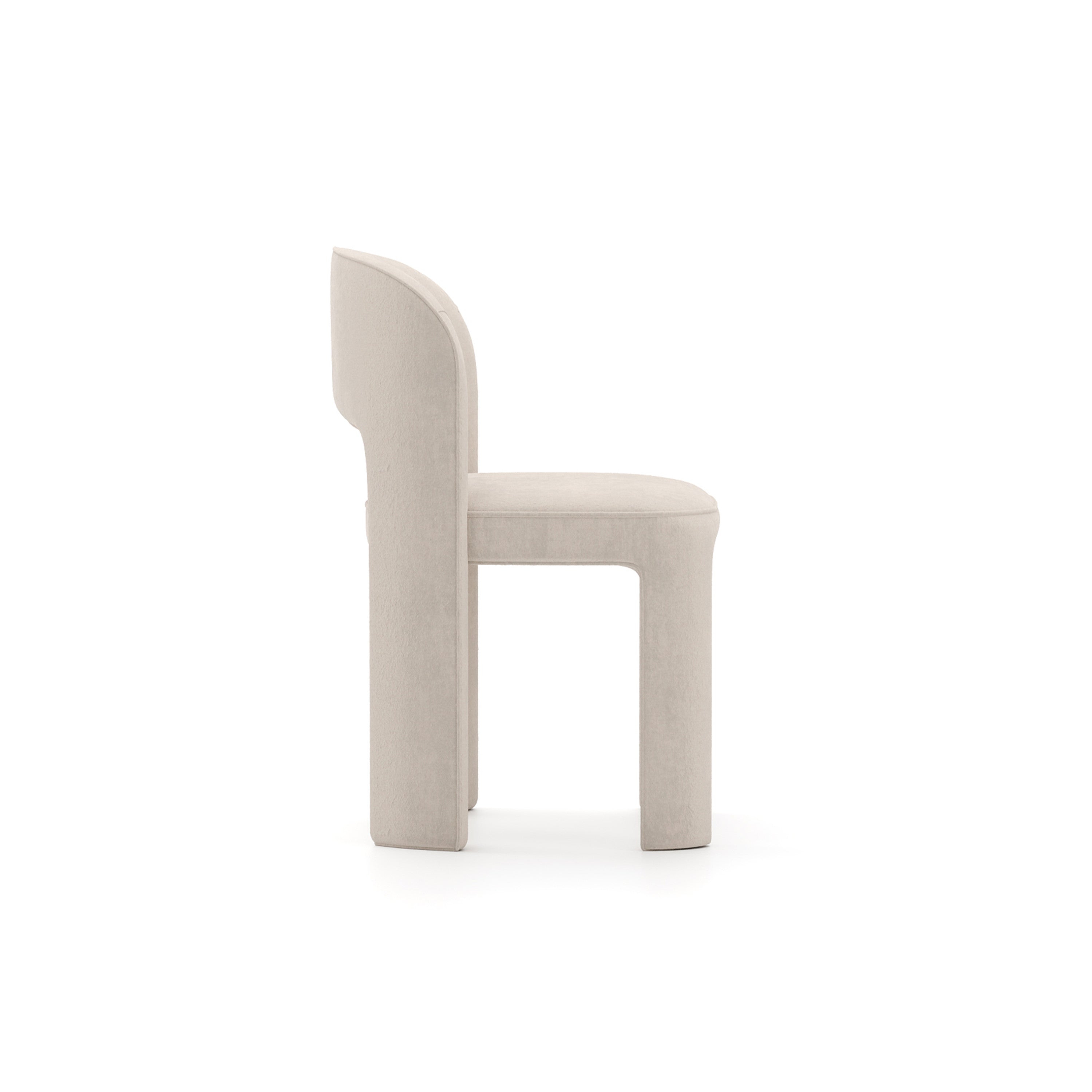 Overlap Side Chair Ivory 20.75" by Caracole - view 5