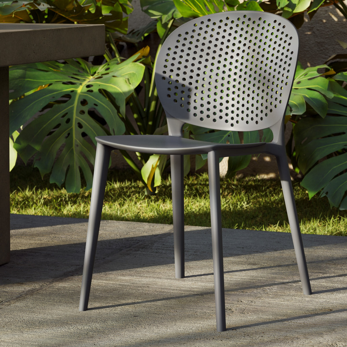 Metro Bailey Side Chair Set of 4 - Black Grey Seat by Urbia - detail 10