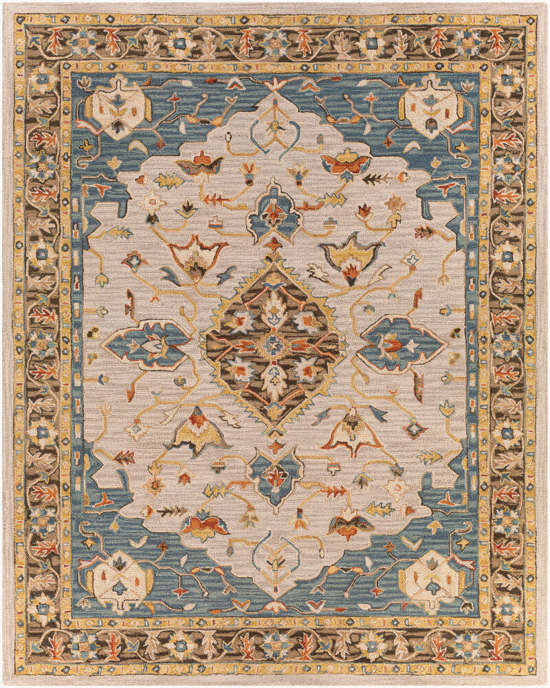 Artemis Brown/Tan Handmade Rug - 2' x 3'