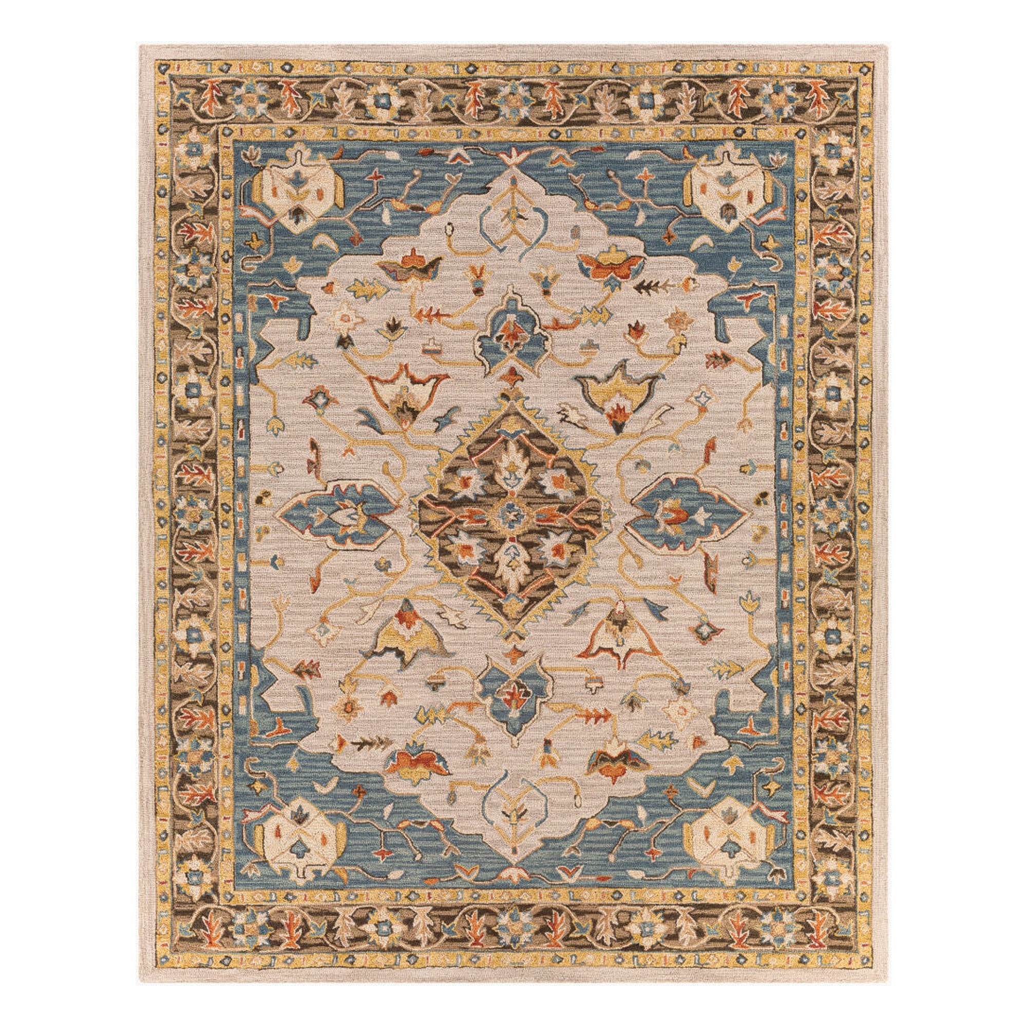 Artemis Brown/Tan Handmade Rug - 2' x 3'