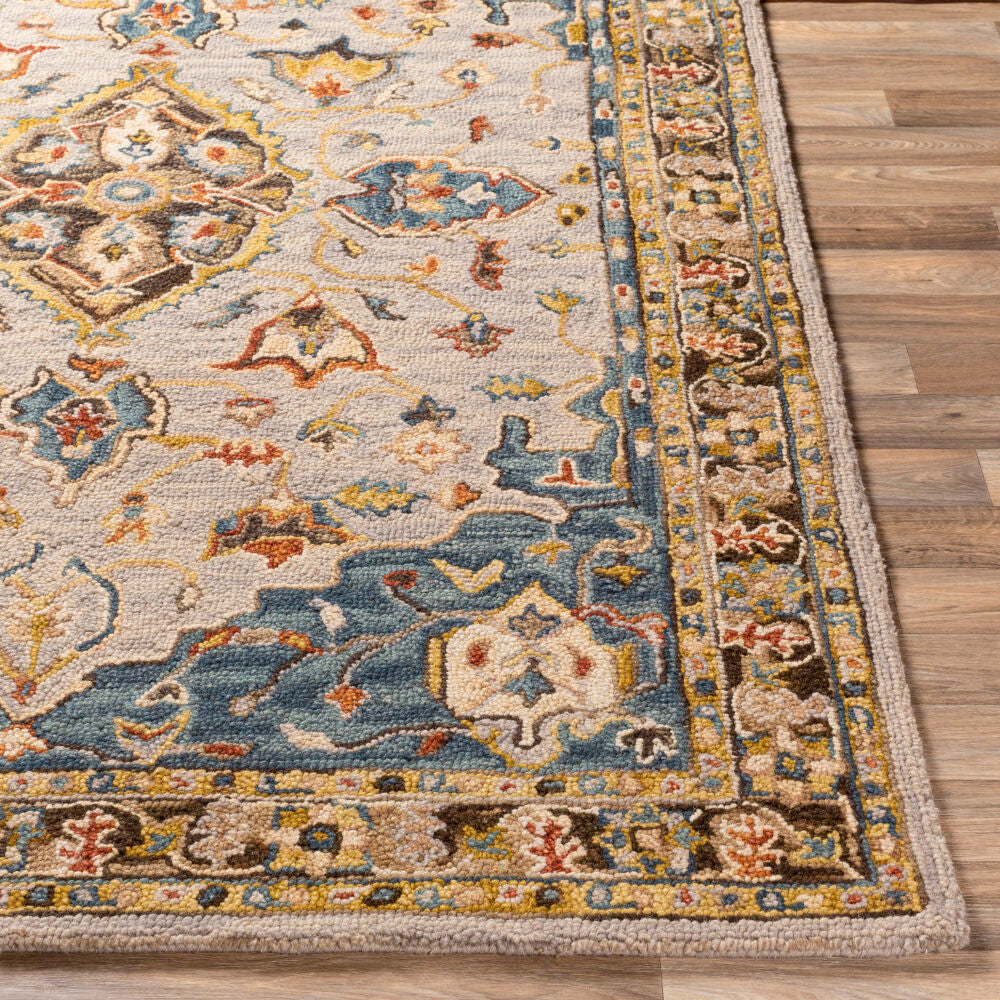 Artemis Brown/Tan Handmade Rug - front