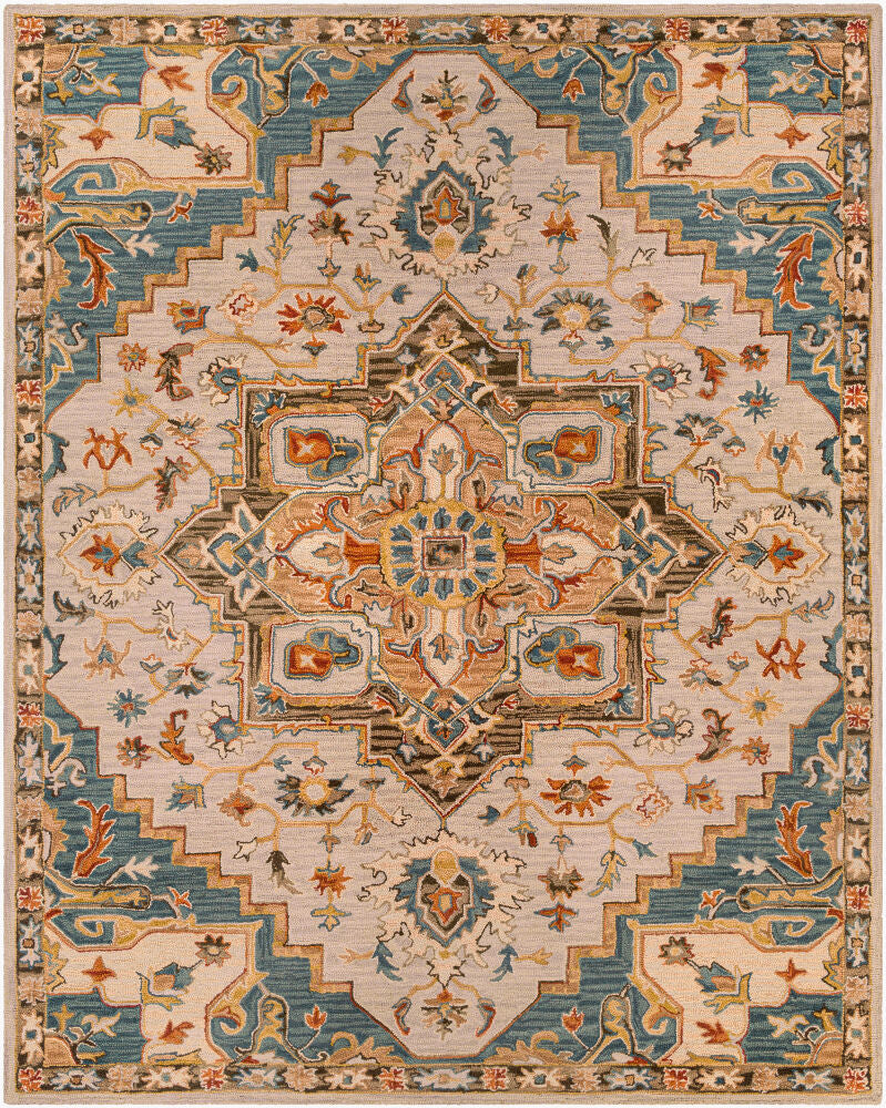 Artemis Black/Tan Handmade Rug - 2' x 3'