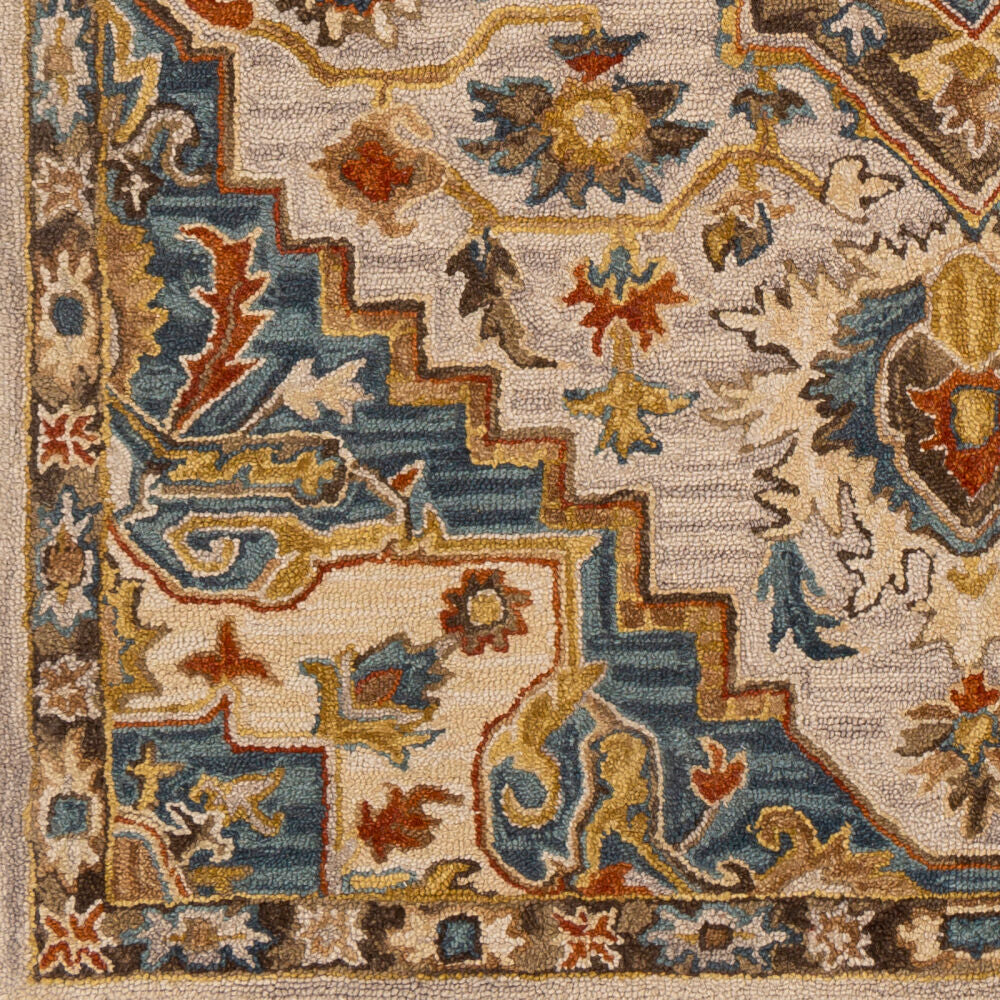 Artemis Black/Tan Handmade Rug - swatch