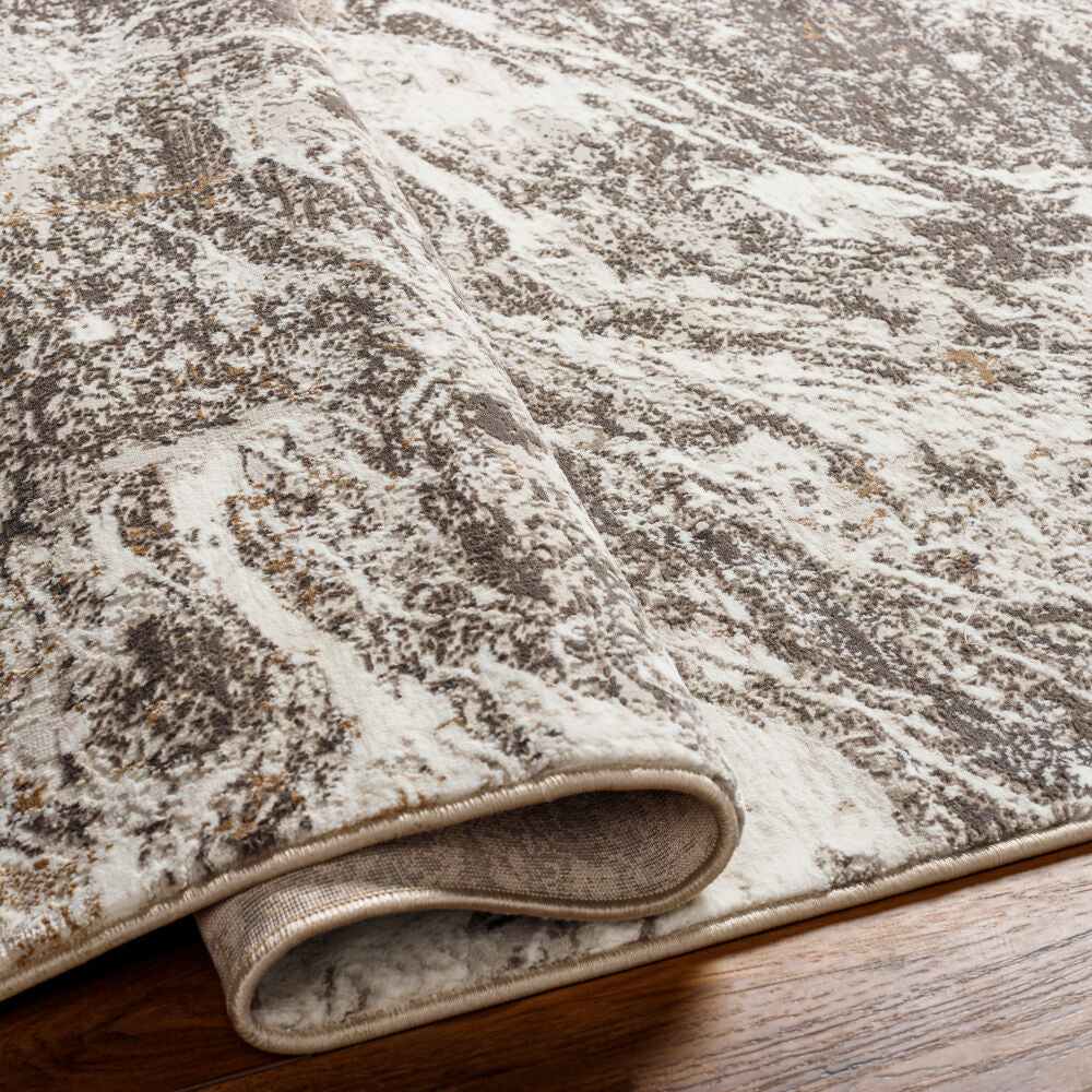 Allegro Plus Amber/Medium Gray Machine Woven Rug AGP-2300 - fold
