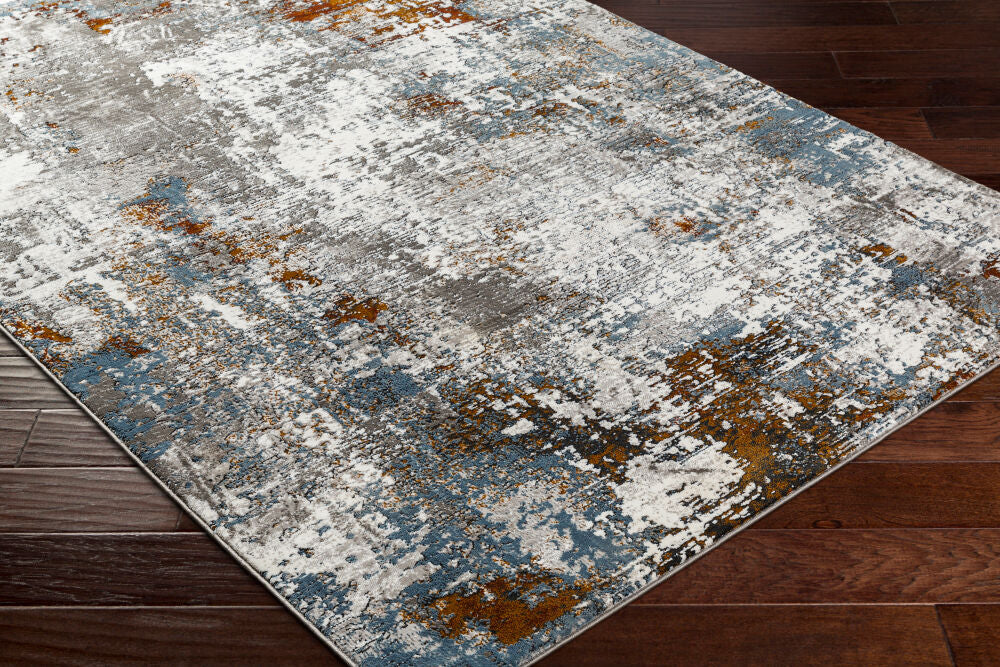 Allegro Plus Amber/Rust Machine Woven Rug AGP-2304 - corner