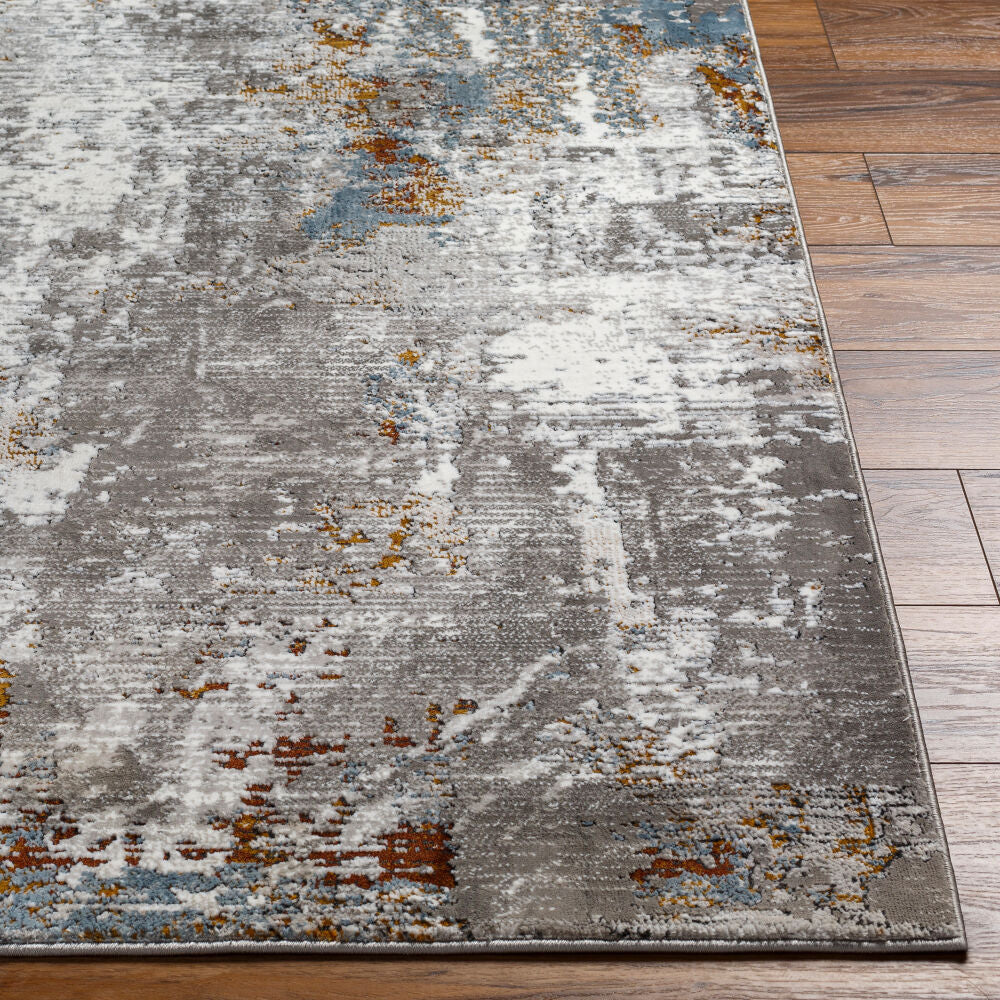 Allegro Plus Amber/Rust Machine Woven Rug AGP-2304 - front