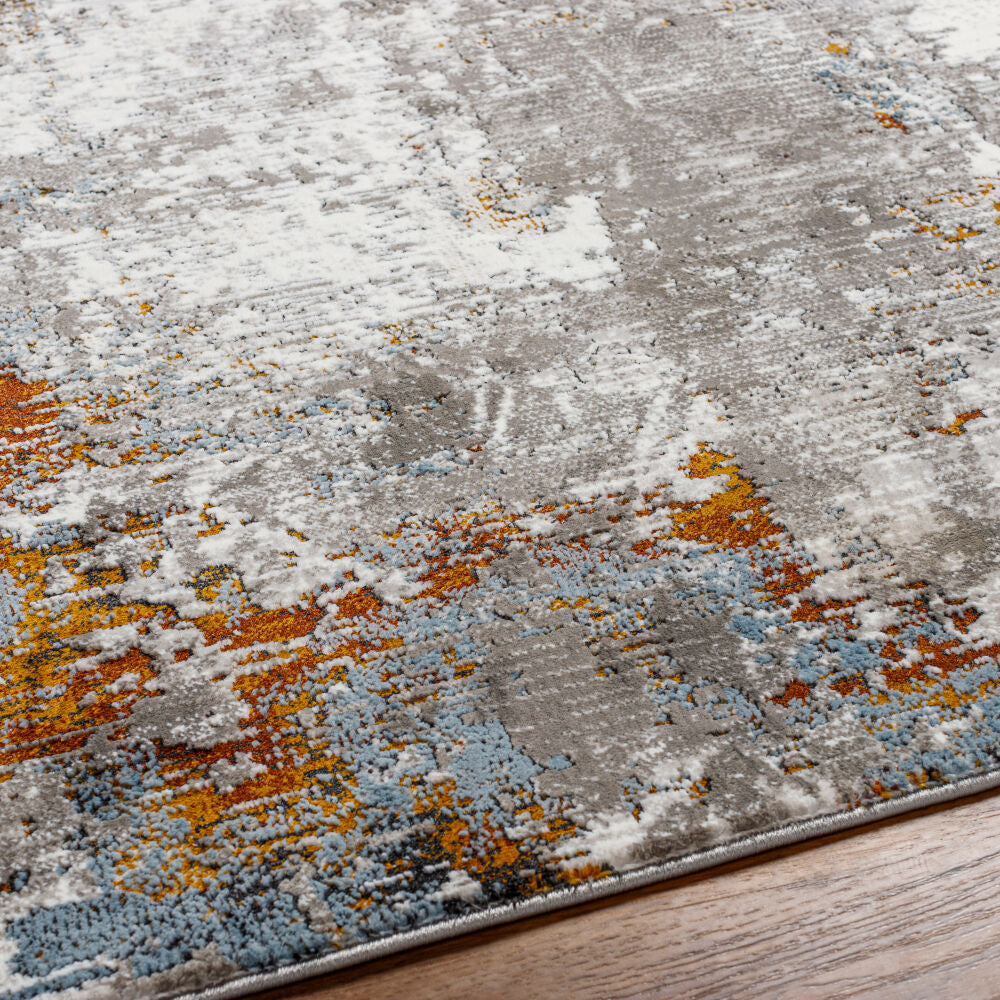 Allegro Plus Amber/Rust Machine Woven Rug AGP-2304 - texture