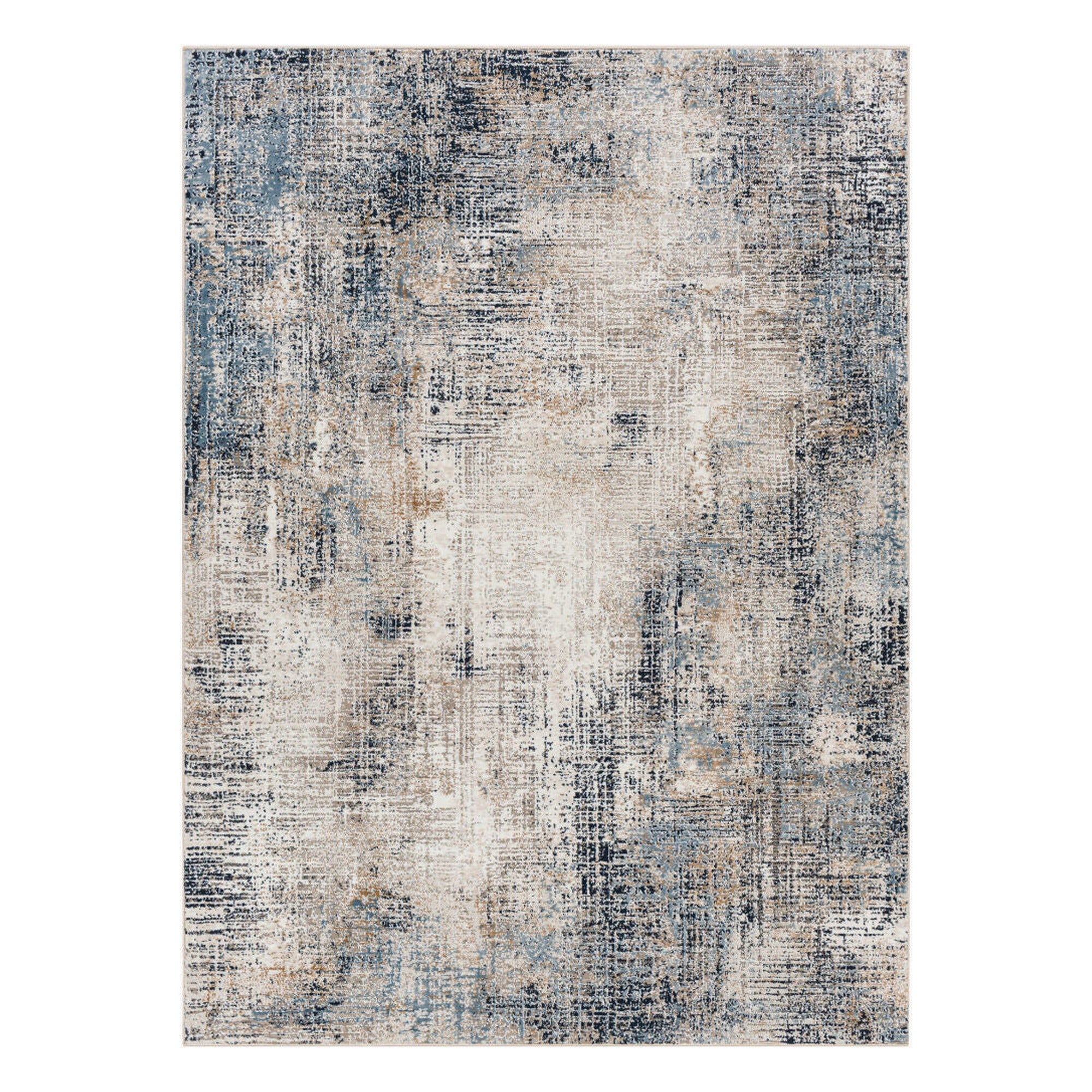 Allegro Plus Amber/Navy Machine Woven Rug - 10' x 14'