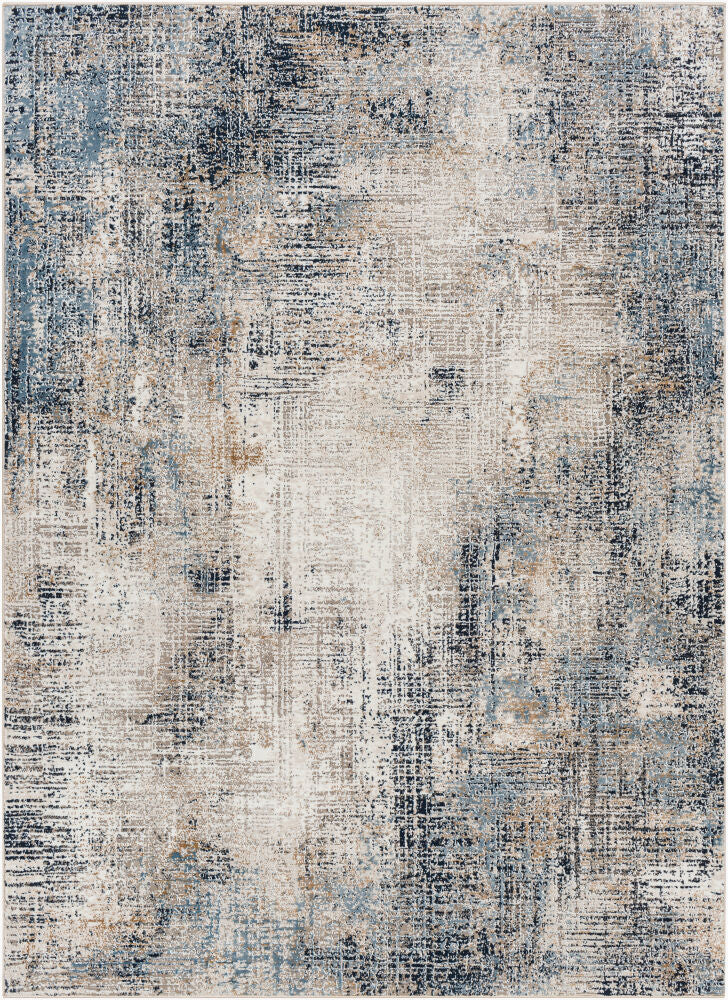 Allegro Plus Amber/Navy Machine Woven Rug - 10' x 14'
