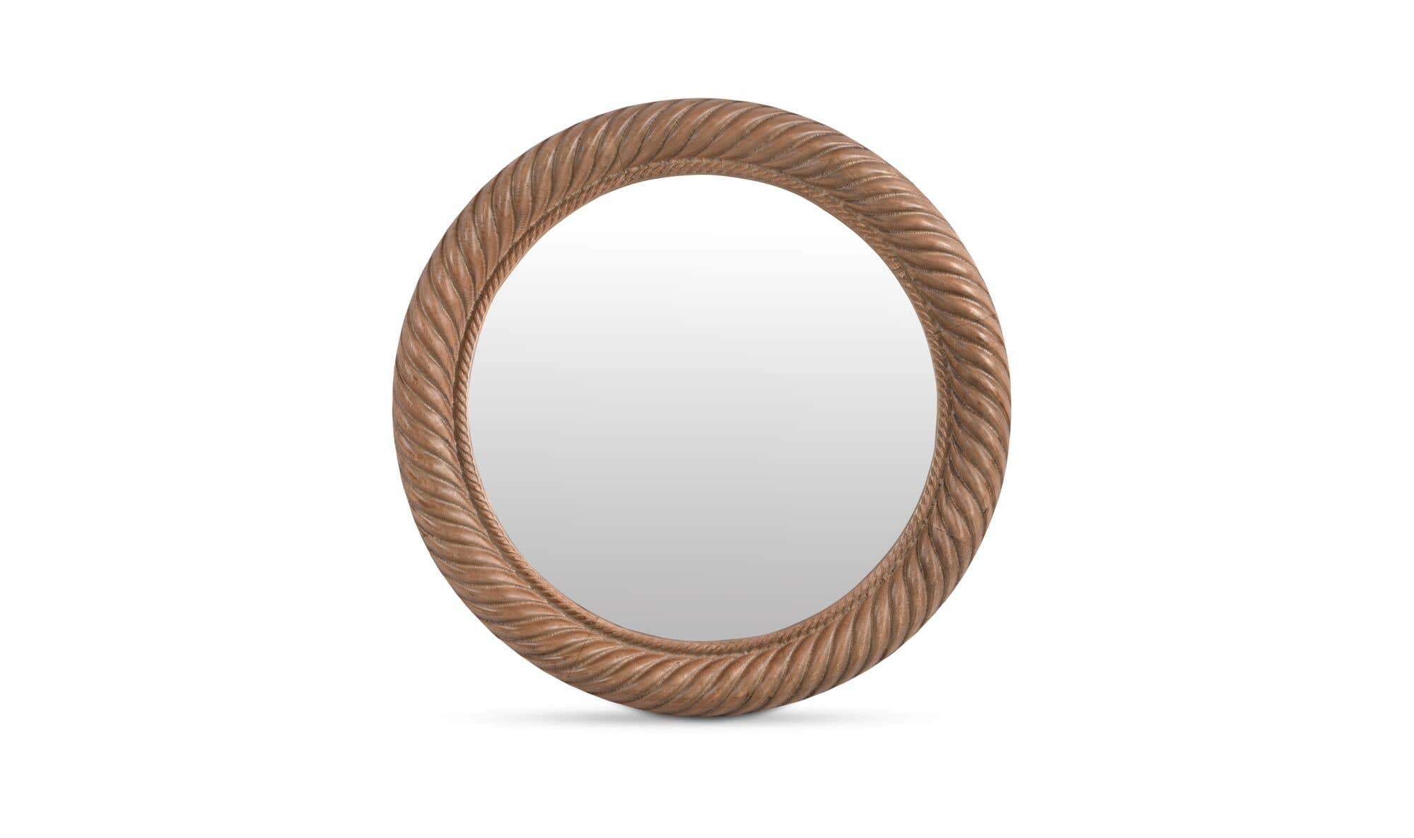 Delphine Small Mirror Natural by Moe's Home Collection - view 2