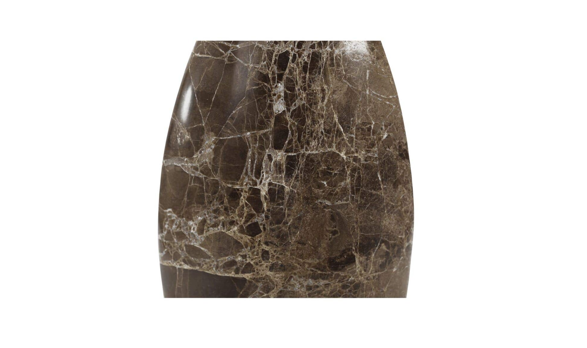 Boda Sculpture Dark Emperador Marble by Moe's Home Collection - view 7
