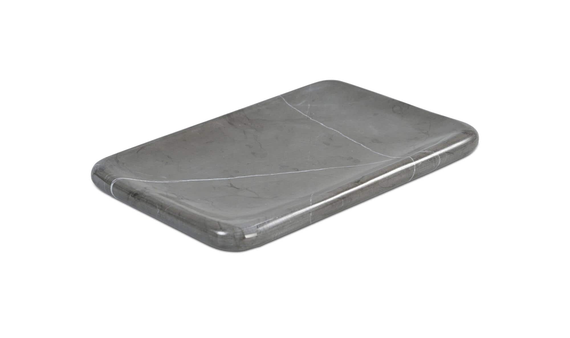Petra Marble Catchall Grey Marble by Moe's Home Collection - view 3