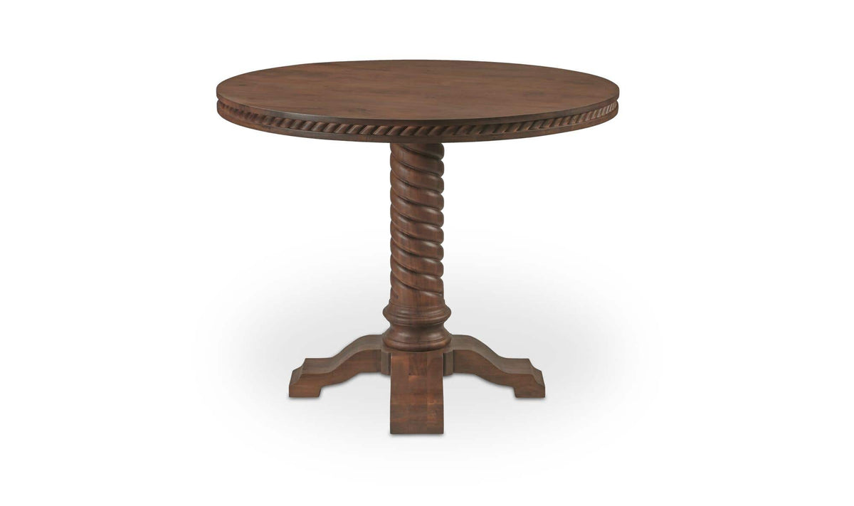 Edith Cafe Table Brown by Moe's Home Collection - view 2