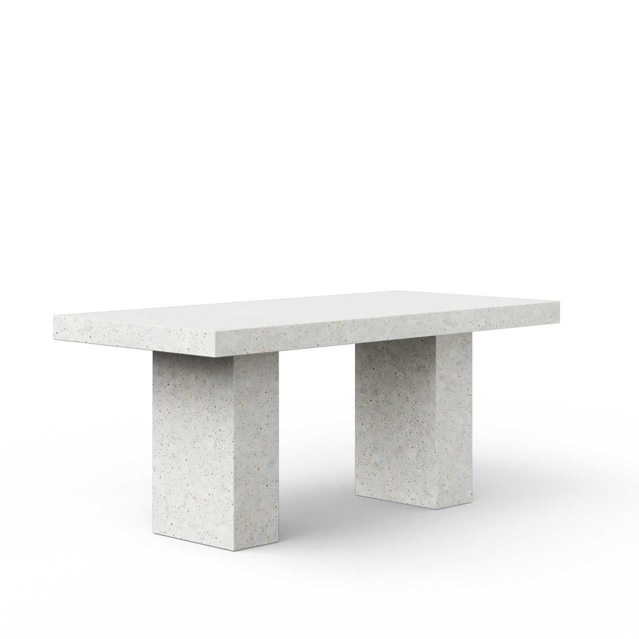 Mixx - Elcor - Counter Height Dining Table - 39.25" x 82.75" - Ivory Terrazzo