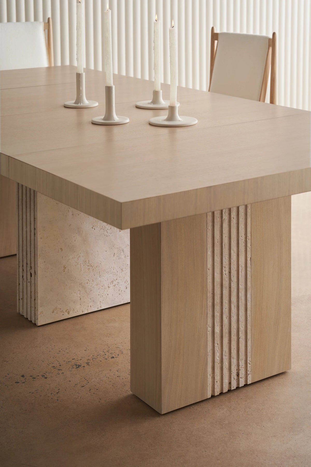 Unity Light Dining Table Sun Drenched Oak 48" by Caracole - view 5
