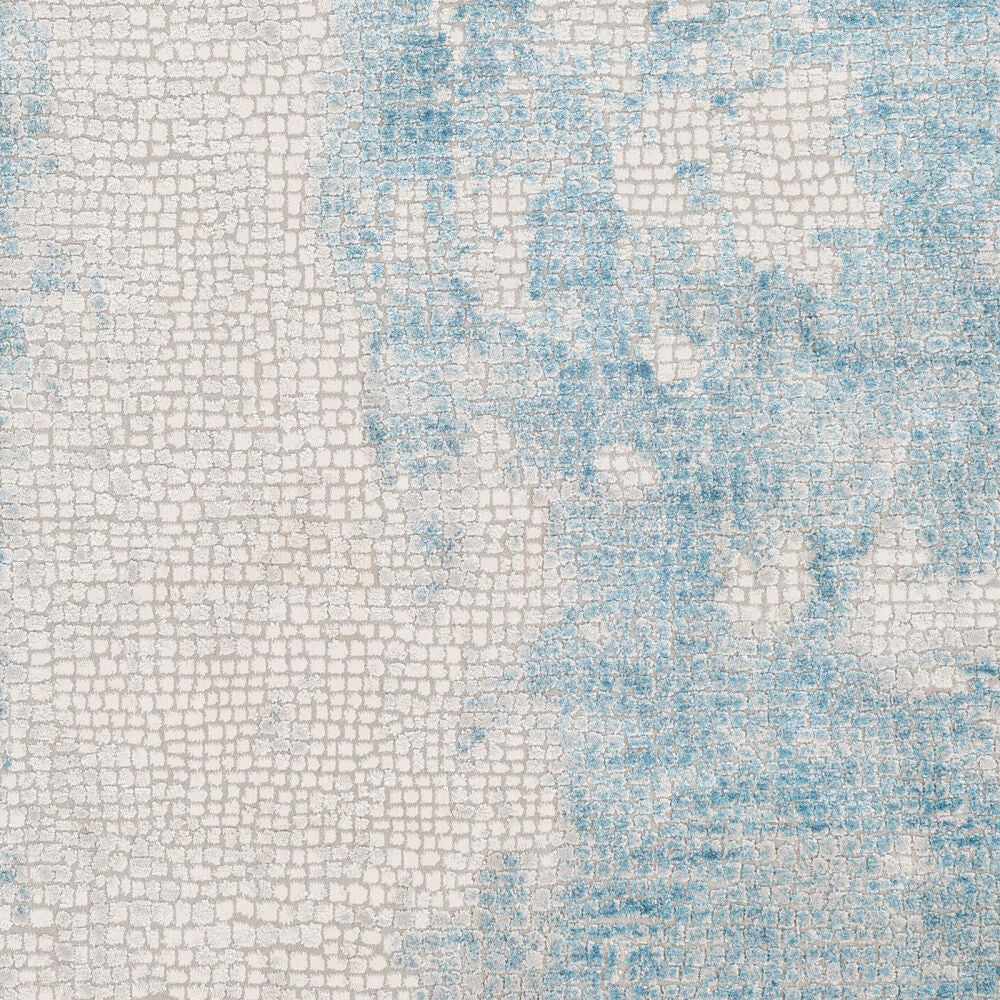 Aisha Gray/Off-White Machine Woven Rug AIS-2301 - swatch