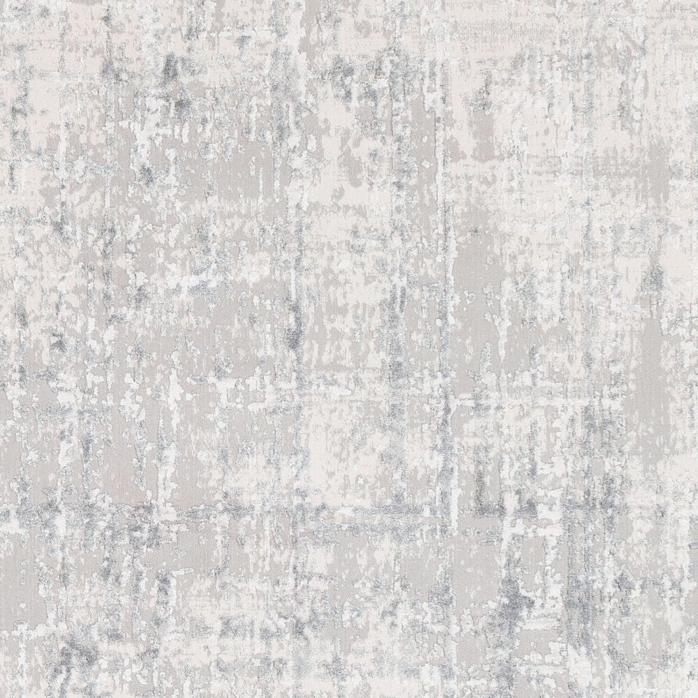 Aisha Gray/Off-White Machine Woven Rug AIS-2305 - swatch