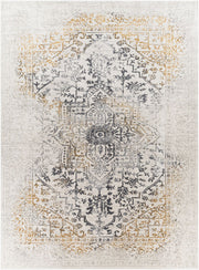 Aisha Charcoal/Mustard Machine Woven Rug AIS-2308 - 10' x 14'