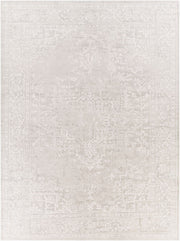 Aisha Gray/Off-White Machine Woven Rug AIS-2309 - 10' x 14'