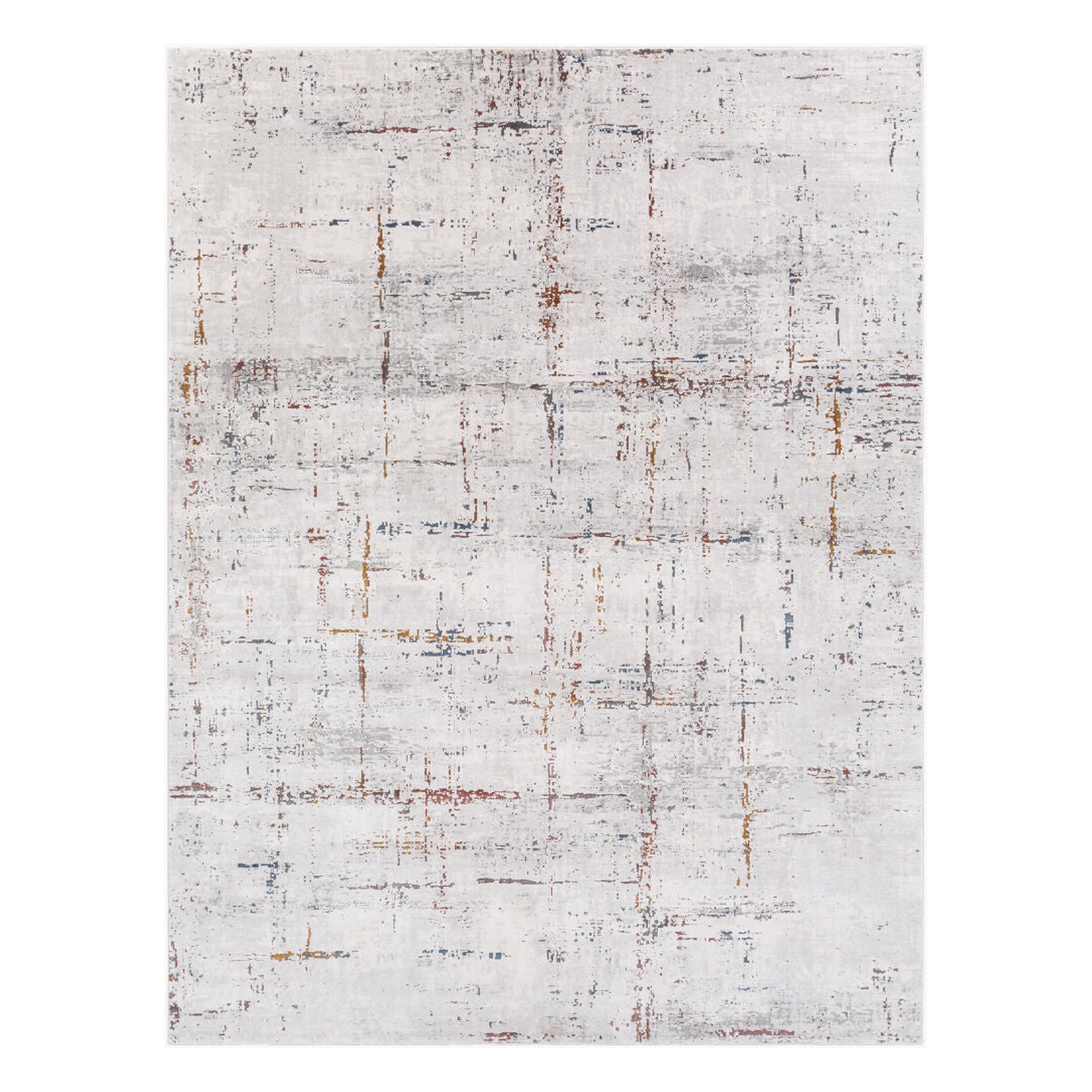 Aisha Burgandy/Off-White Machine Woven Rug - 10' x 14'