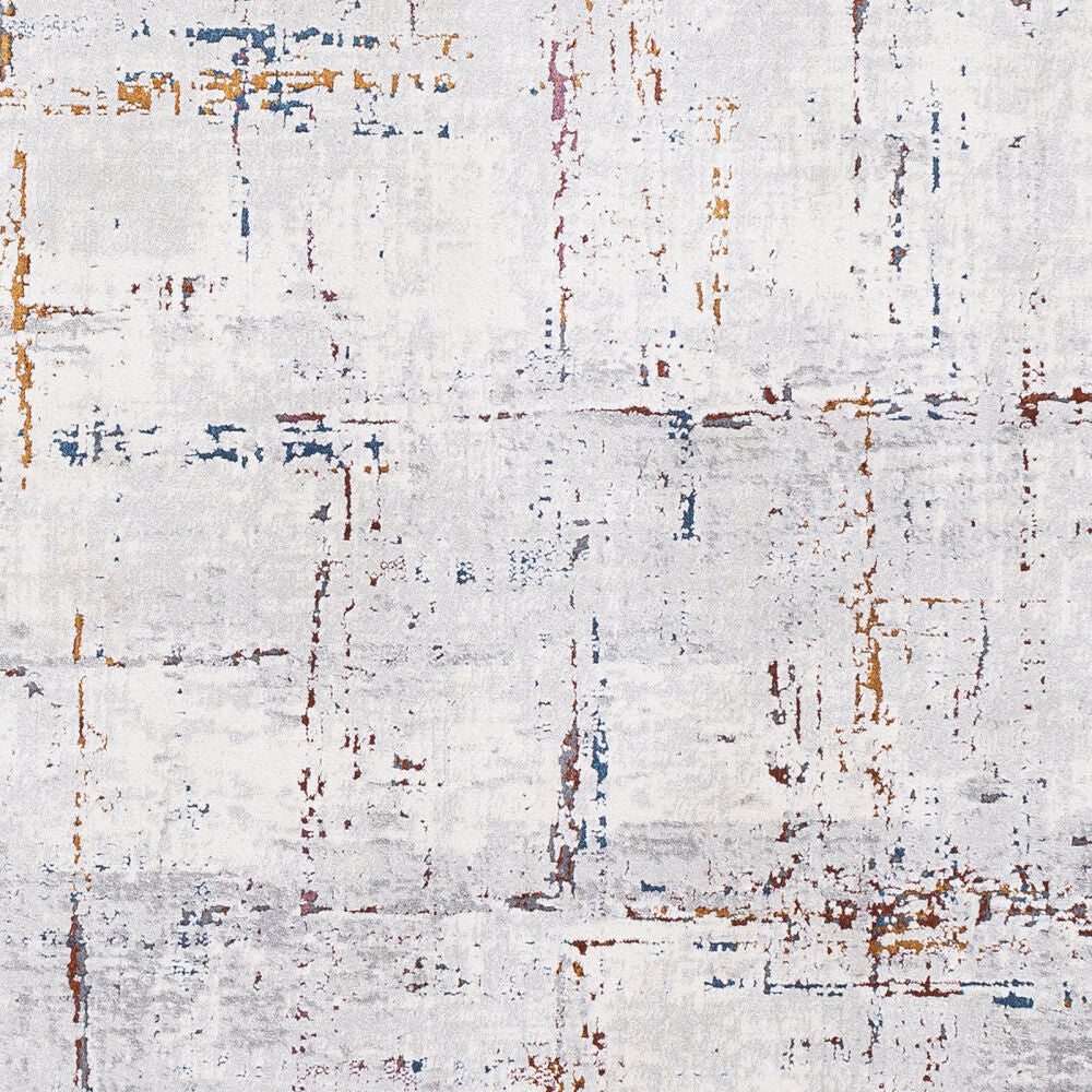 Aisha Burgandy/Off-White Machine Woven Rug - swatch